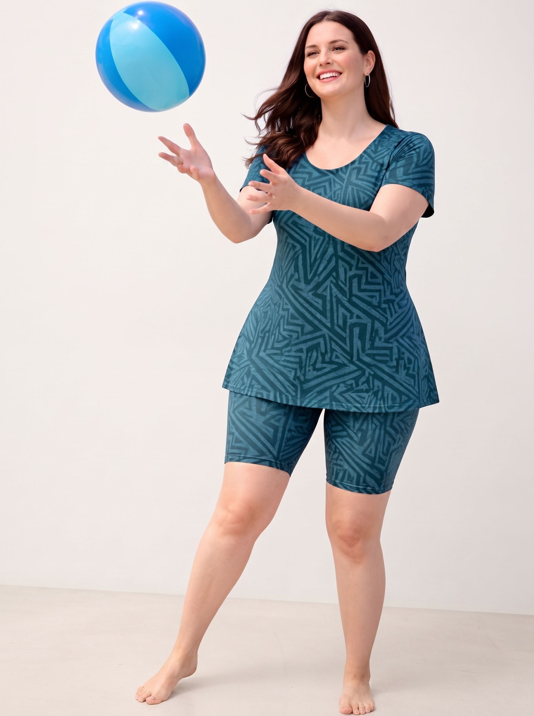 the klowt co Solid Women Blue Swimsuit-picture-16