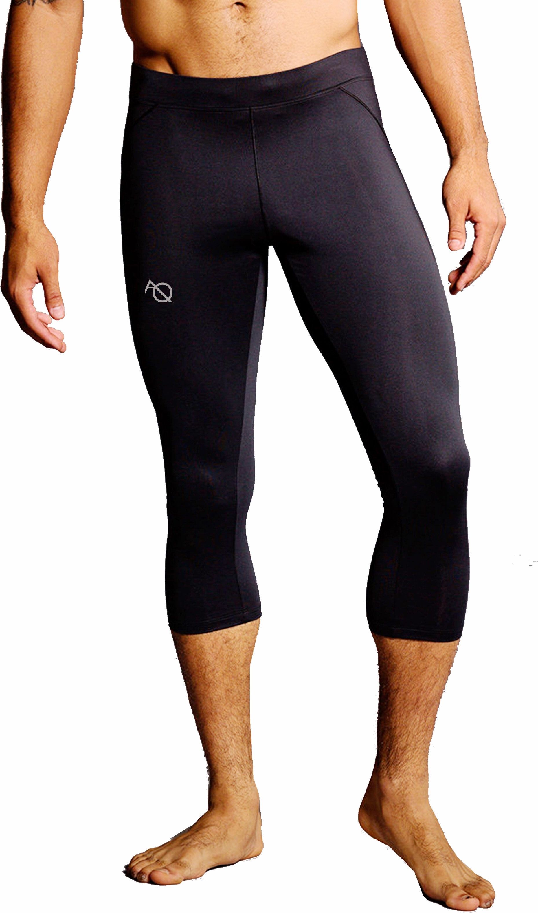 aqua holic Capri 1 Solid Men Black Swimsuit-picture-35