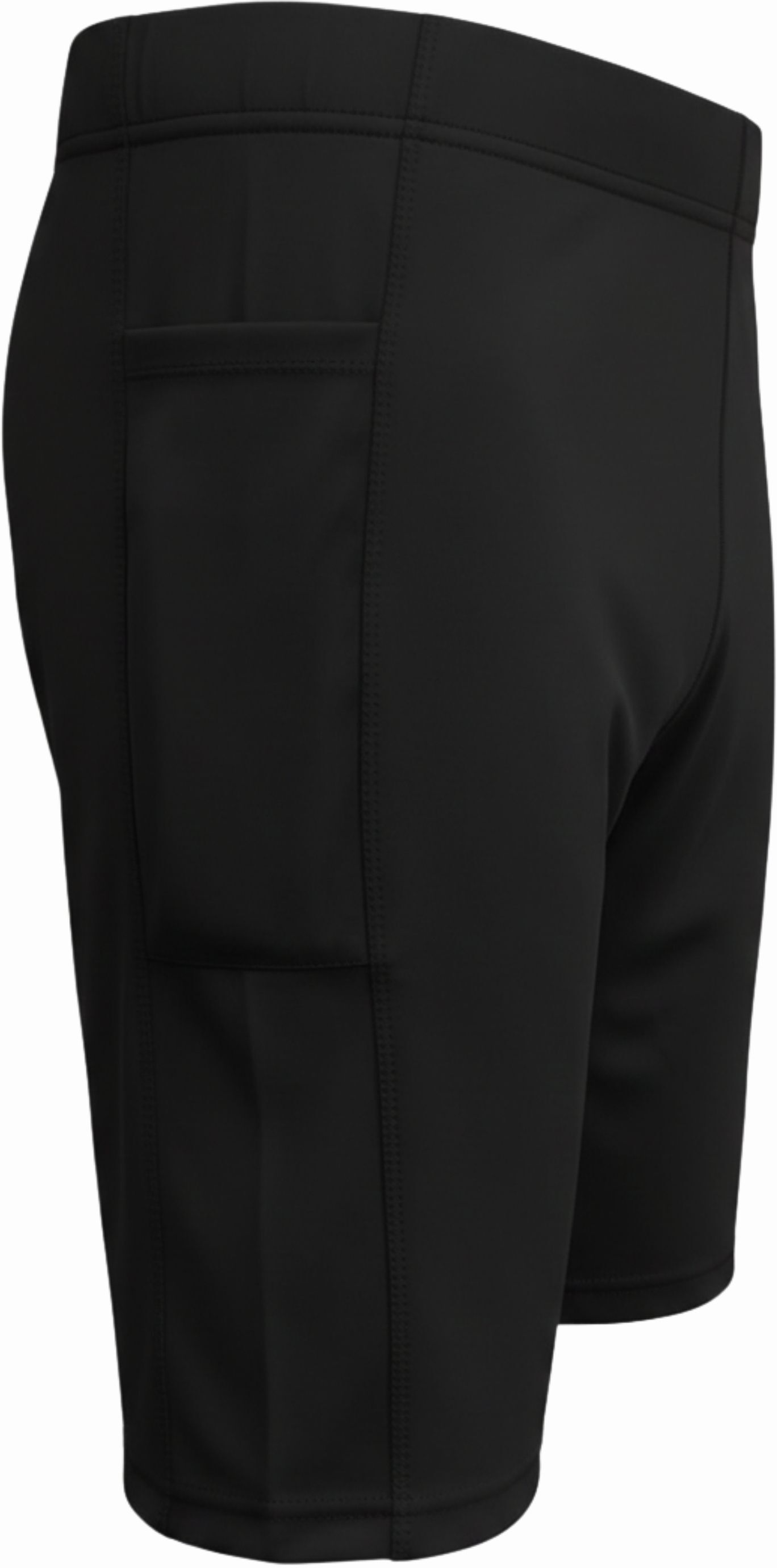 Men's Compression Shorts with Pocket | Quick Dry Gym Running Activewear Black Solid, Self Design Men Swim Bottom Black Swimsuit-image-10