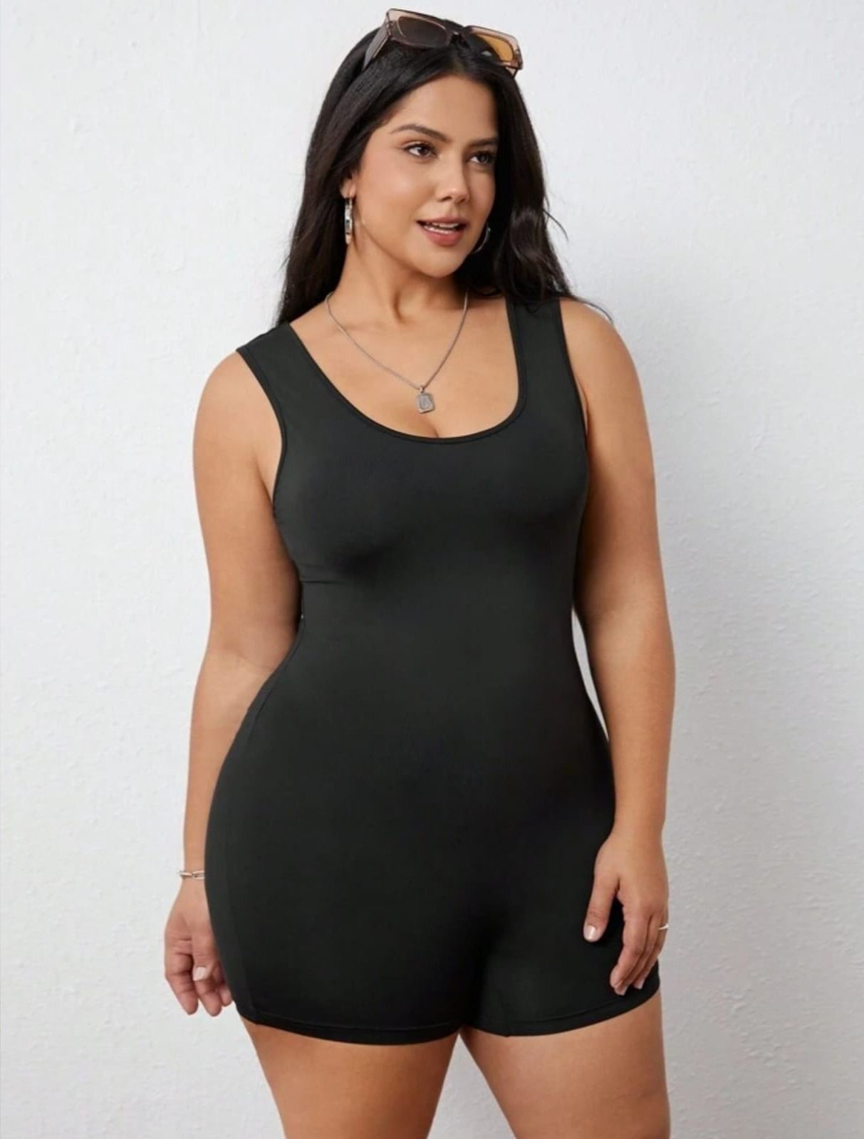 nemoprsi Solid Women Swim-dress Black Swimsuit-picture-15