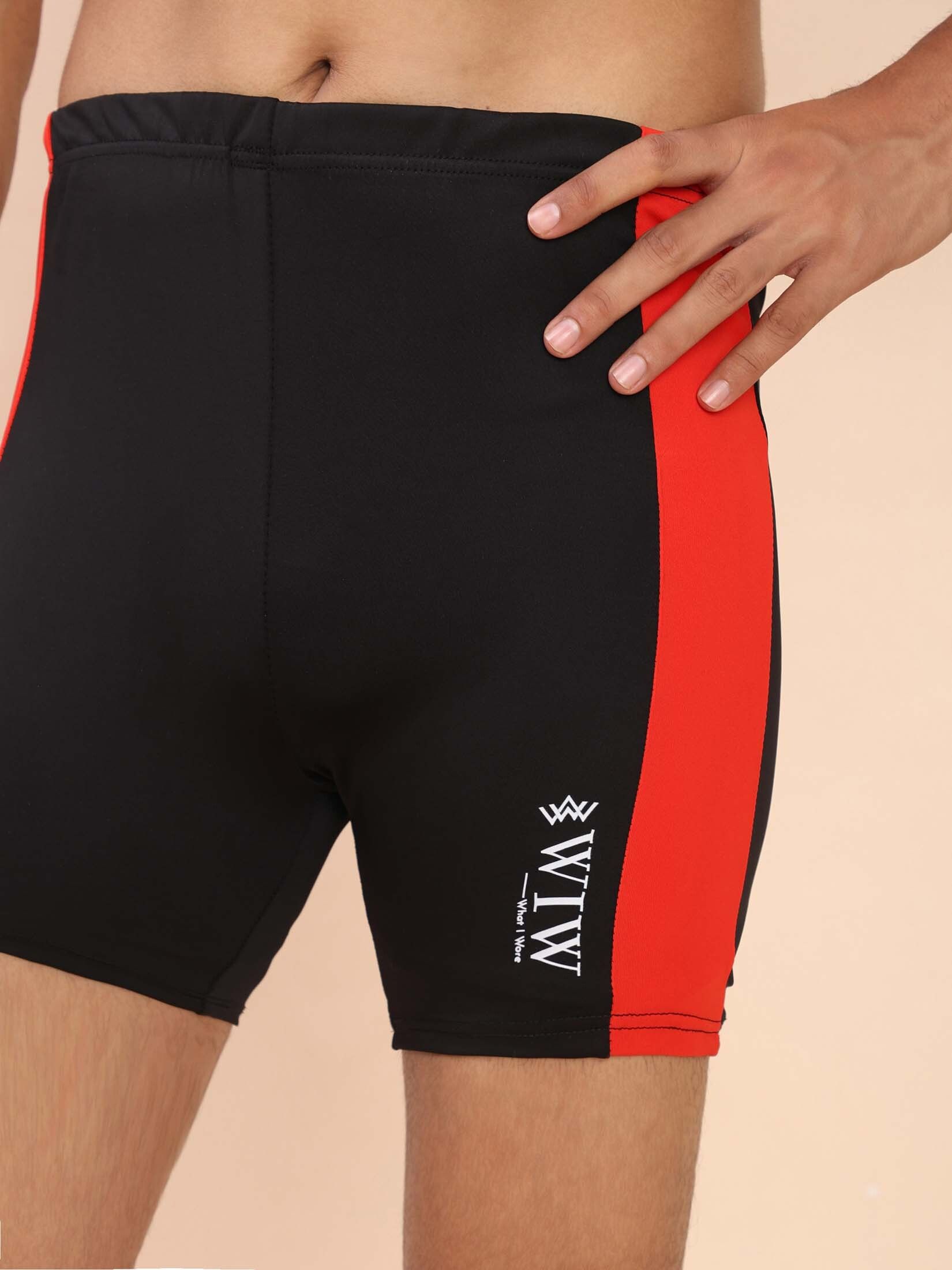Quick Dry swimwear Breif for men,Swim Shorts for Training, Racing & Fitness Solid Men Swim Bottom Red Swimsuit-image-34