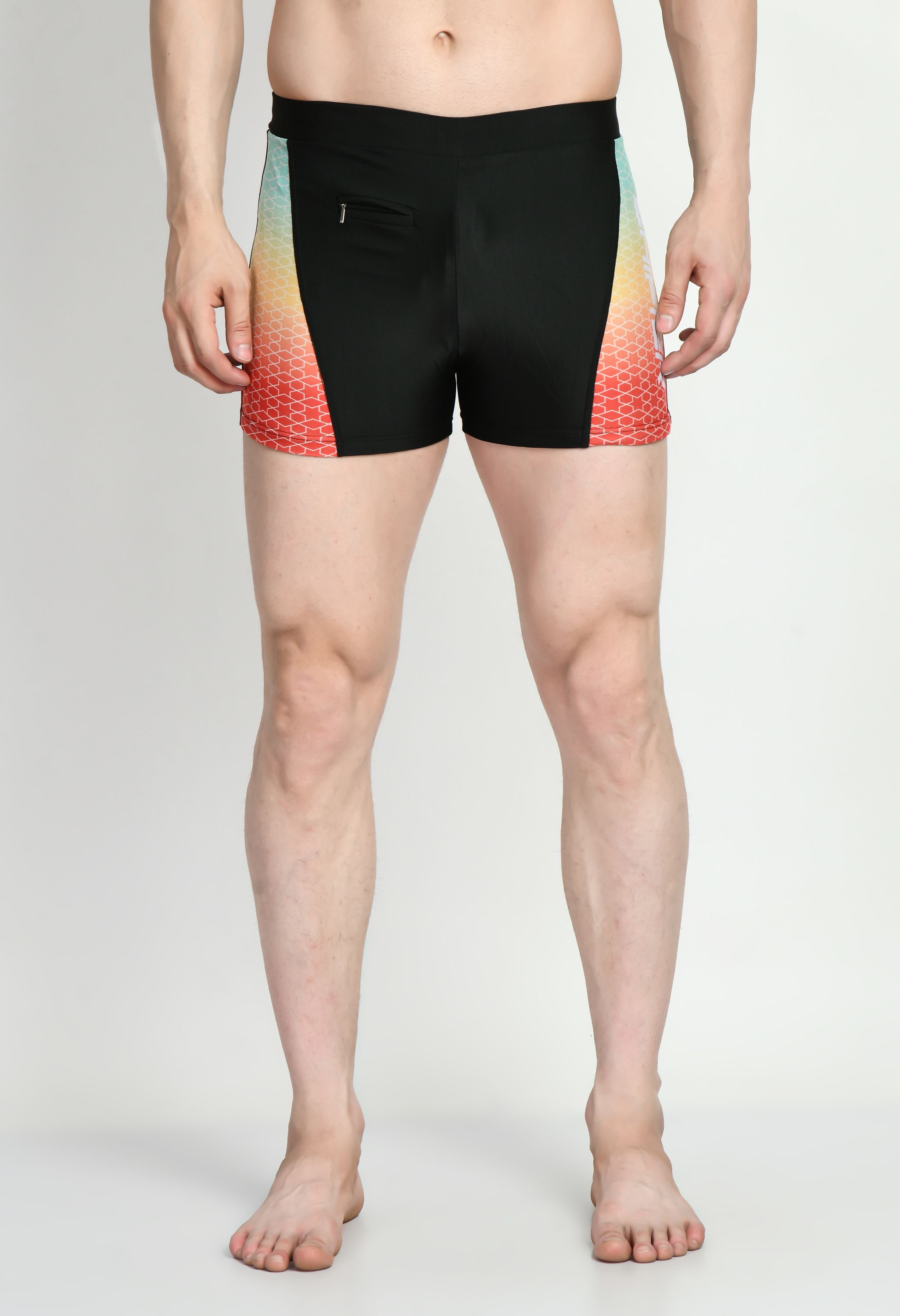 Printed Swimming Costume For Men Swimsuit for Men & Boys Printed Men Trunk Red Swimsuit