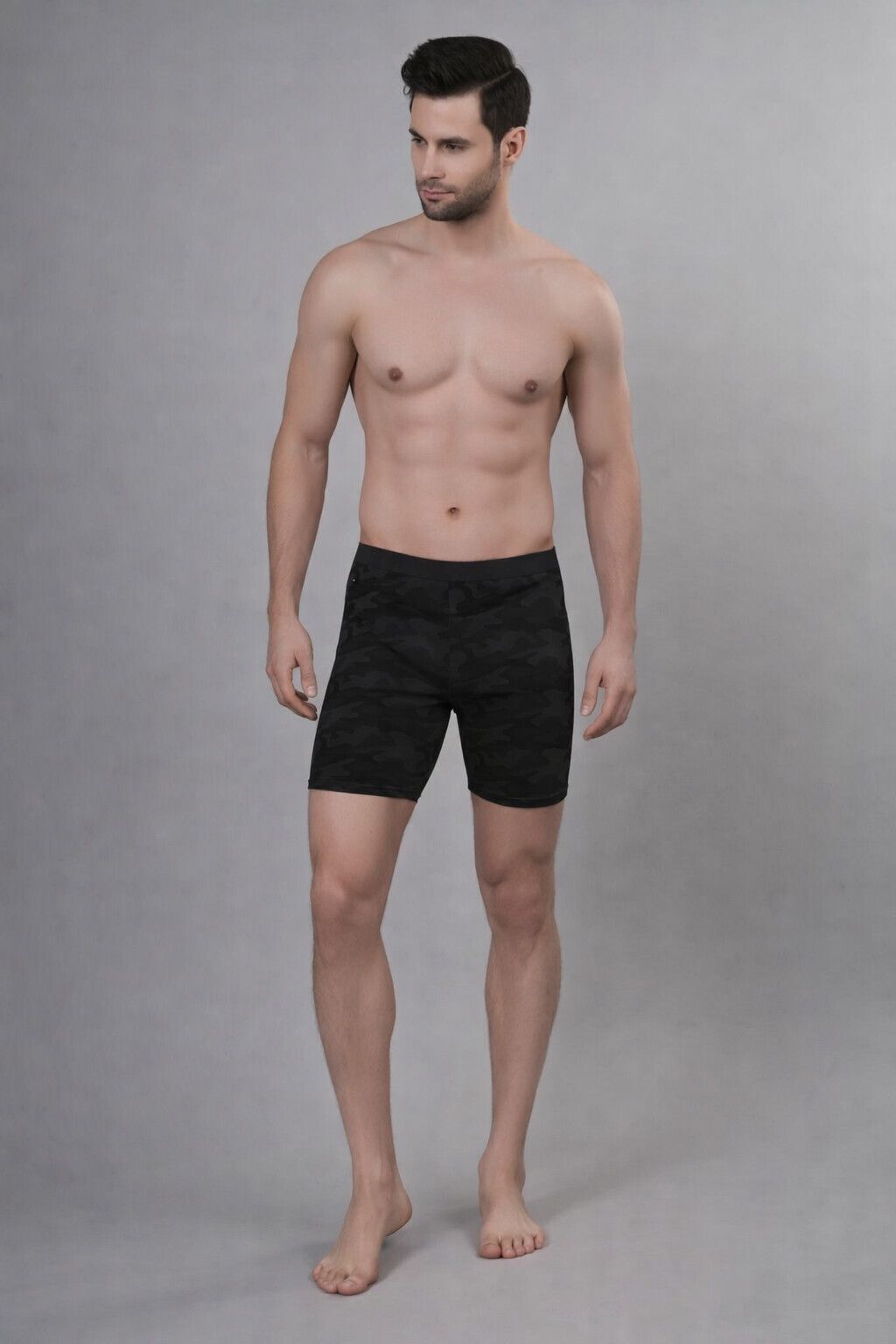 Printed Men Swim Bottom Multicolor Swimsuit-image-21