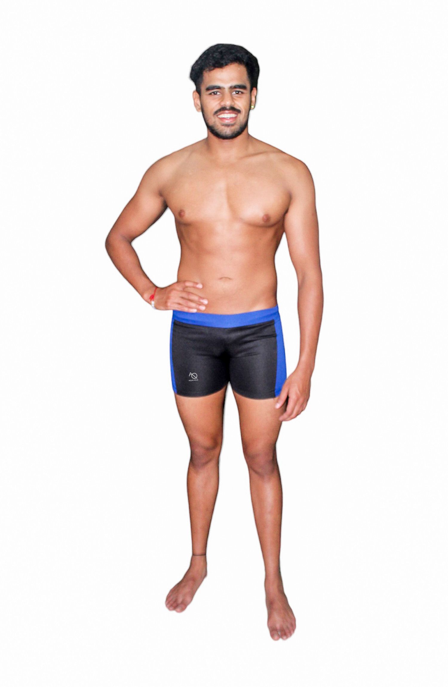 aqua holic 1Brief Striped Men Swim Bottom Multicolor Swimsuit-picture-34