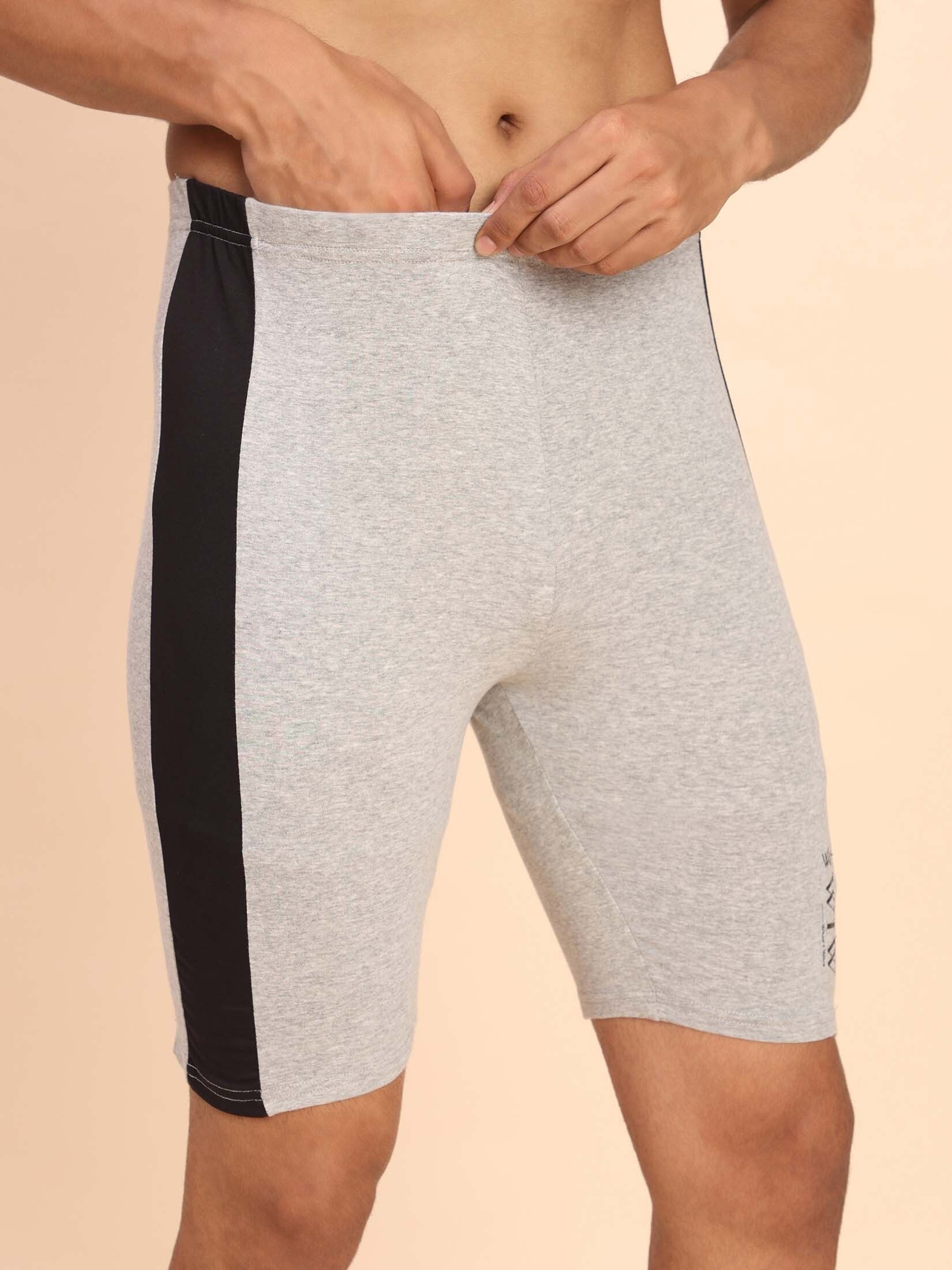 wiw Quick Dry printed swimwear jammer for men,Swim Shorts for Training, Racing Self Design Men Swim Bottom Silver Swimsuit-picture-13