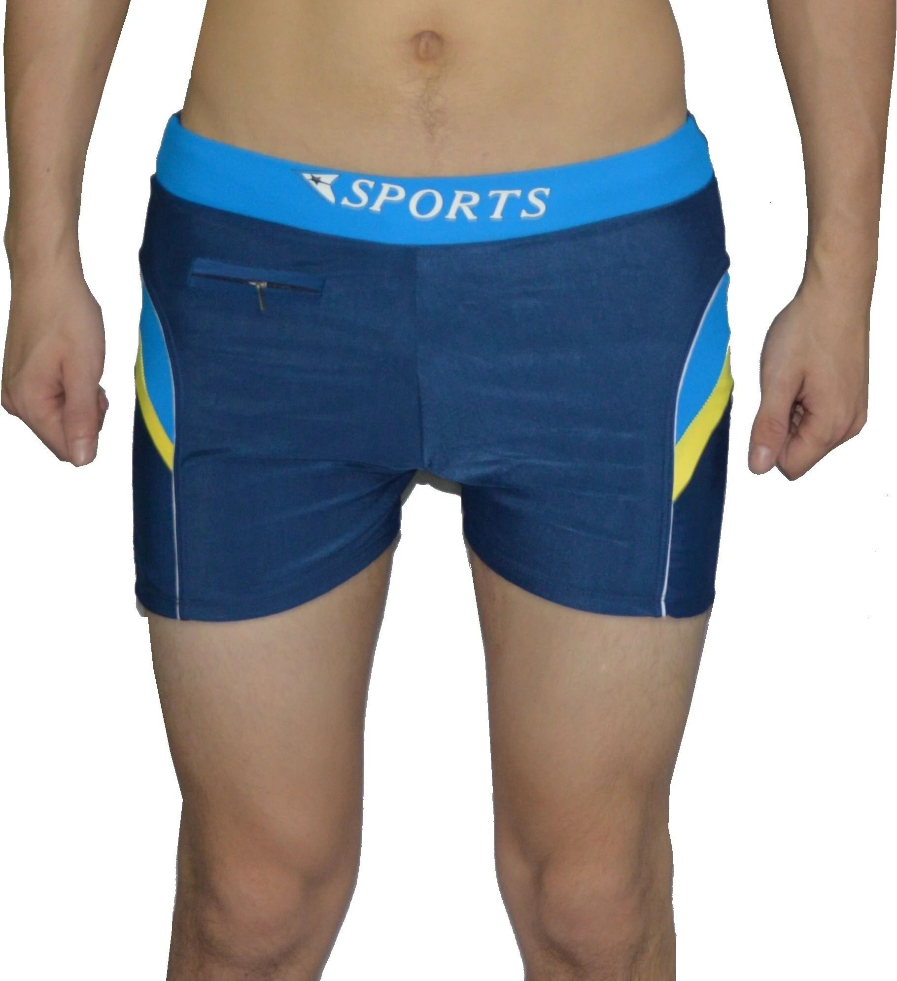 tab Swimwear Solid Men Swim-dress Blue Swimsuit-picture-25
