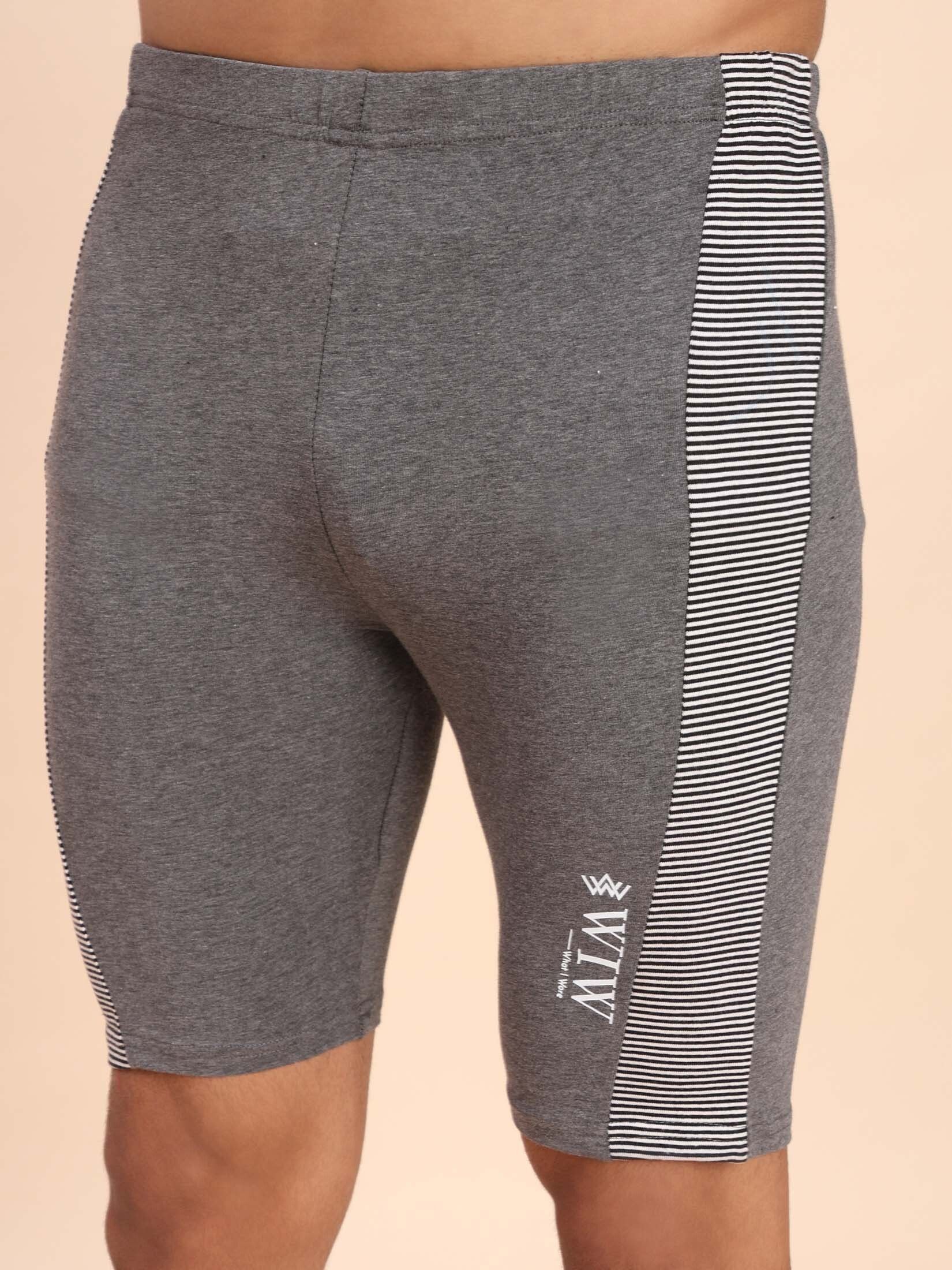 wiw Quick Dry printed swimwear jammer for men,Swim Shorts for Training, Racing Self Design Men Swim Bottom Grey Swimsuit-picture-31