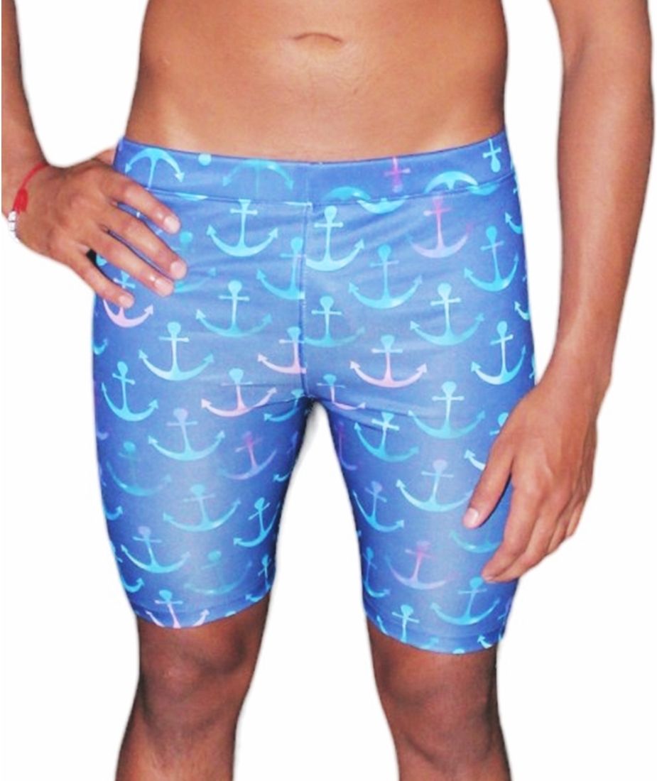 Printed Men Swim Bottom Multicolor Swimsuit-image-17