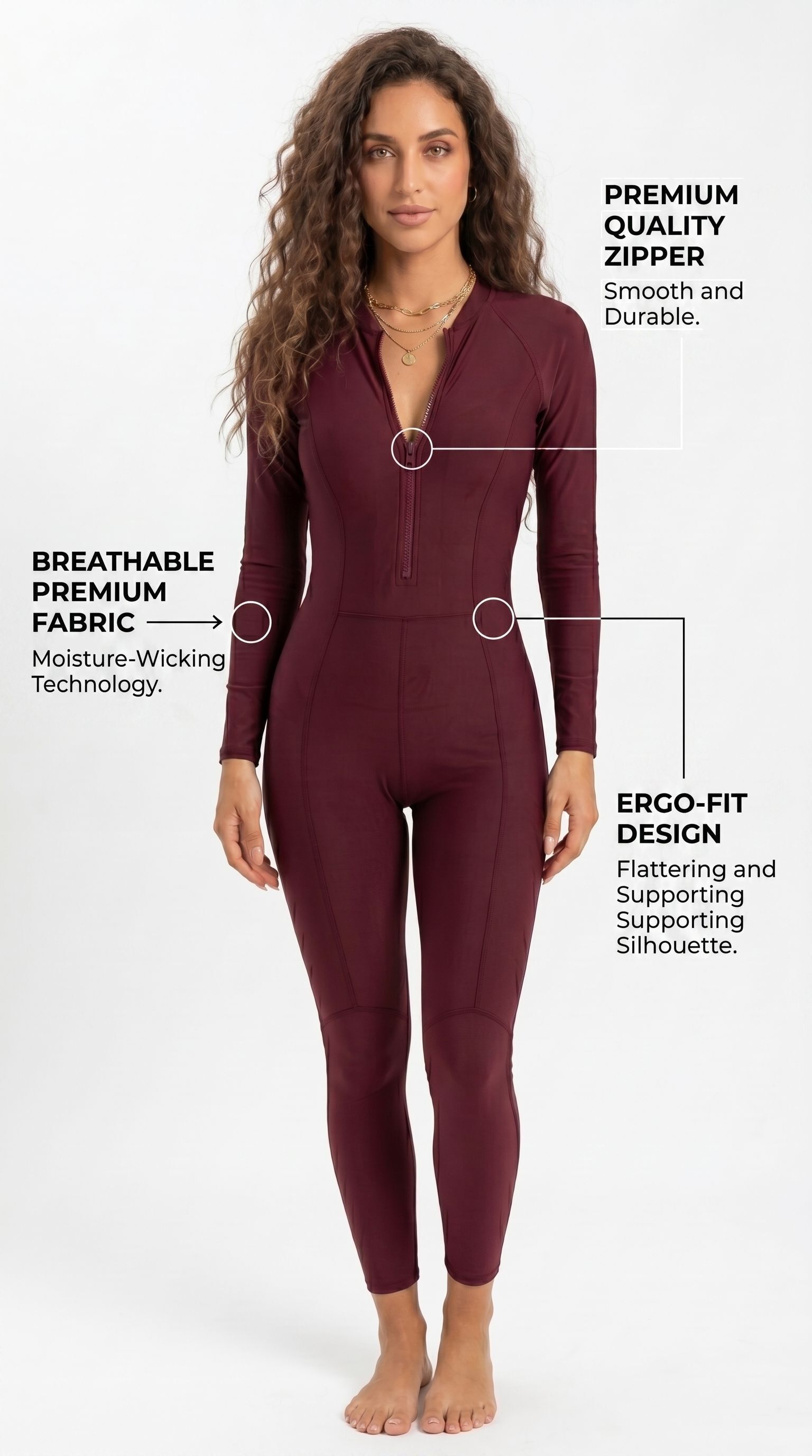 the klowt co Solid Women Maroon Swimsuit-picture-22