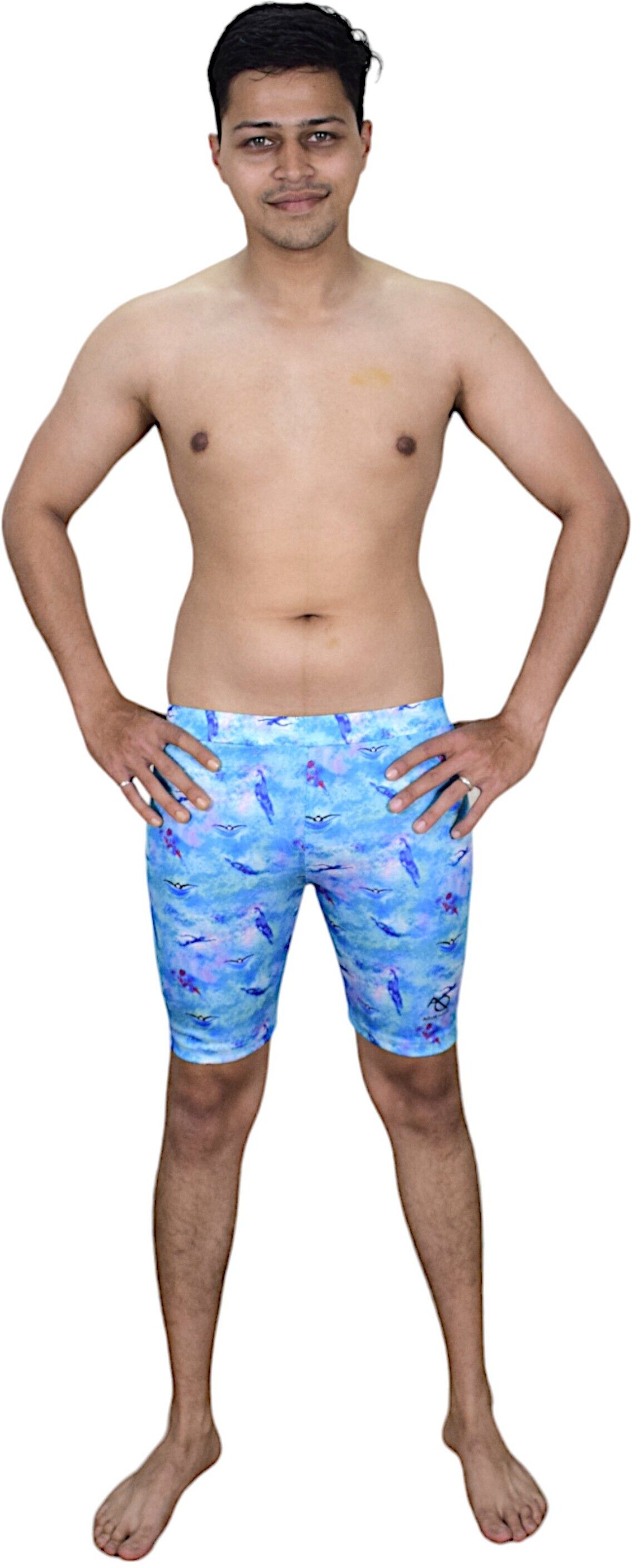 Fashion Printed Men Swim Bottom Multicolor Swimsuit-image-36