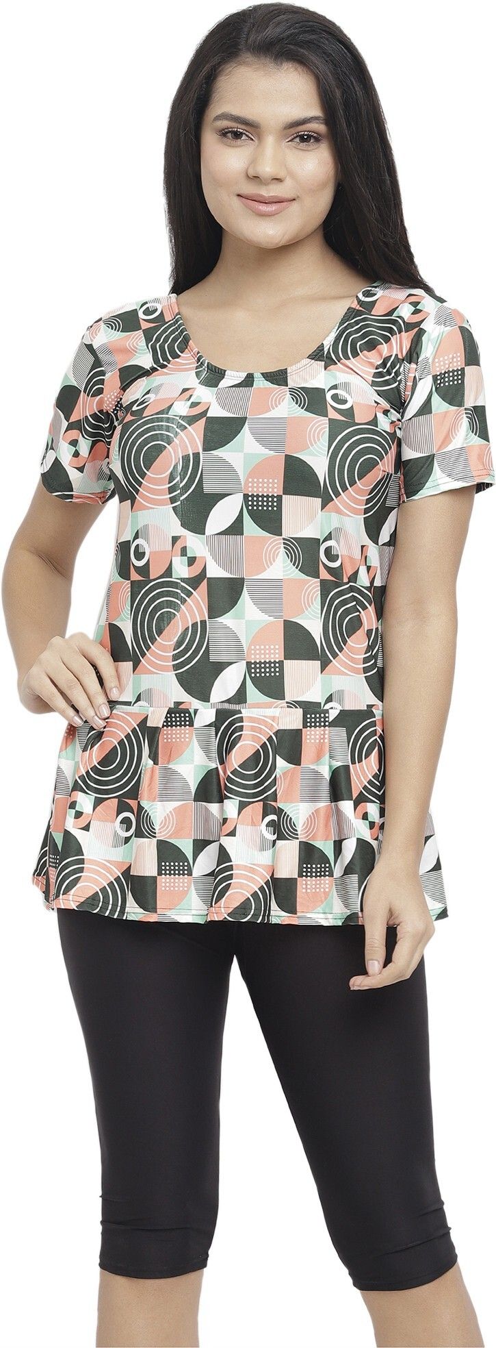n-gal NBPS18 Printed Women Swim-dress Multicolor Swimsuit-picture-37