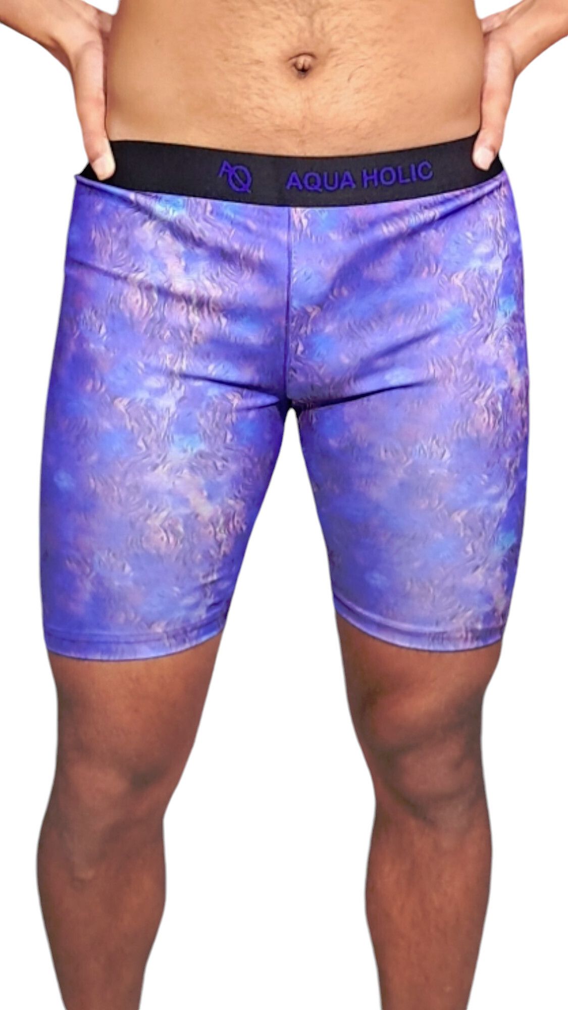 aqua holic Fashion Self Design Men Swim Bottom Multicolor Swimsuit-picture-2