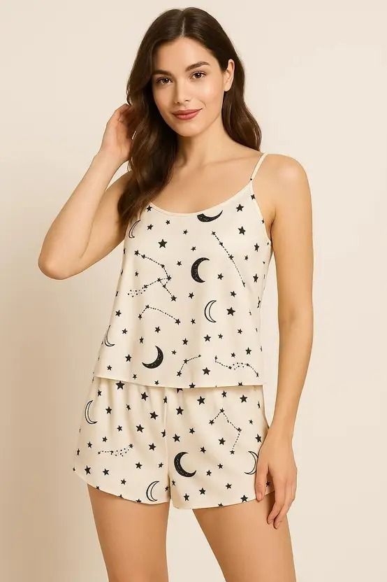 Printed Women Trunk White Swimsuit-image-45