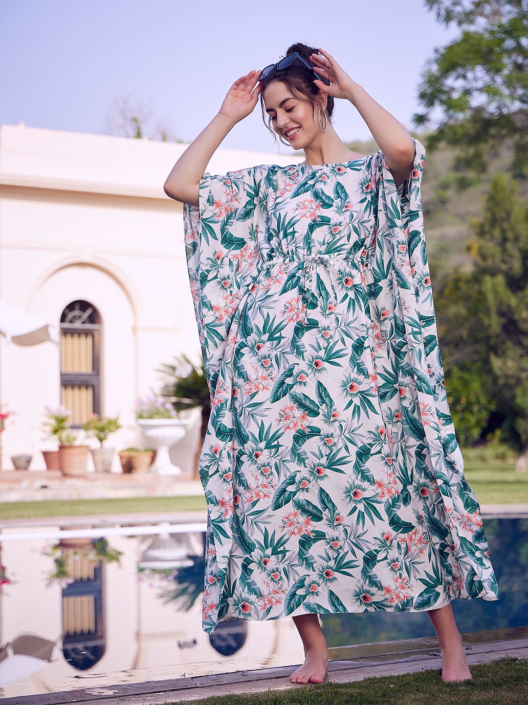 Printed Women White Swimsuit-image-49