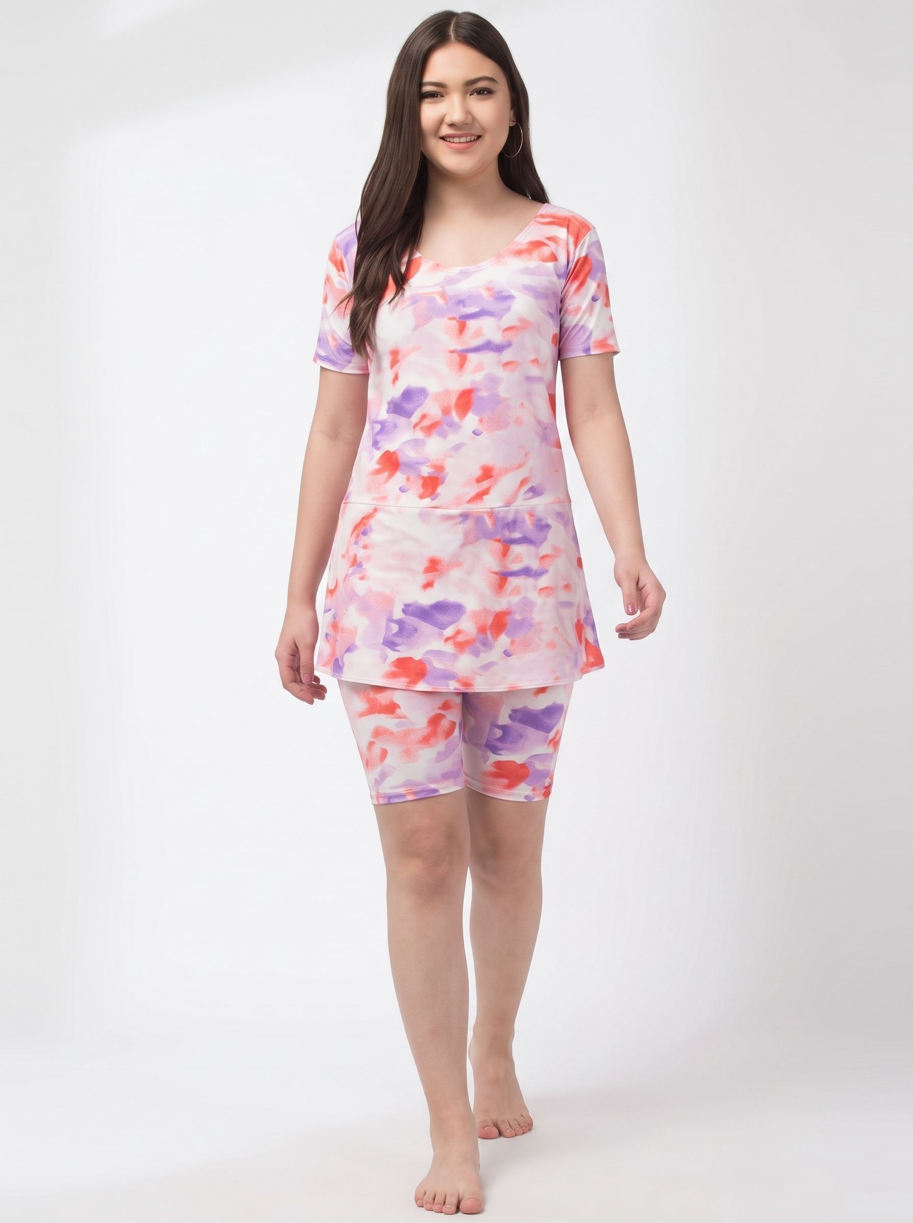 the klowt co Printed Women Multicolor Swimsuit-picture-46