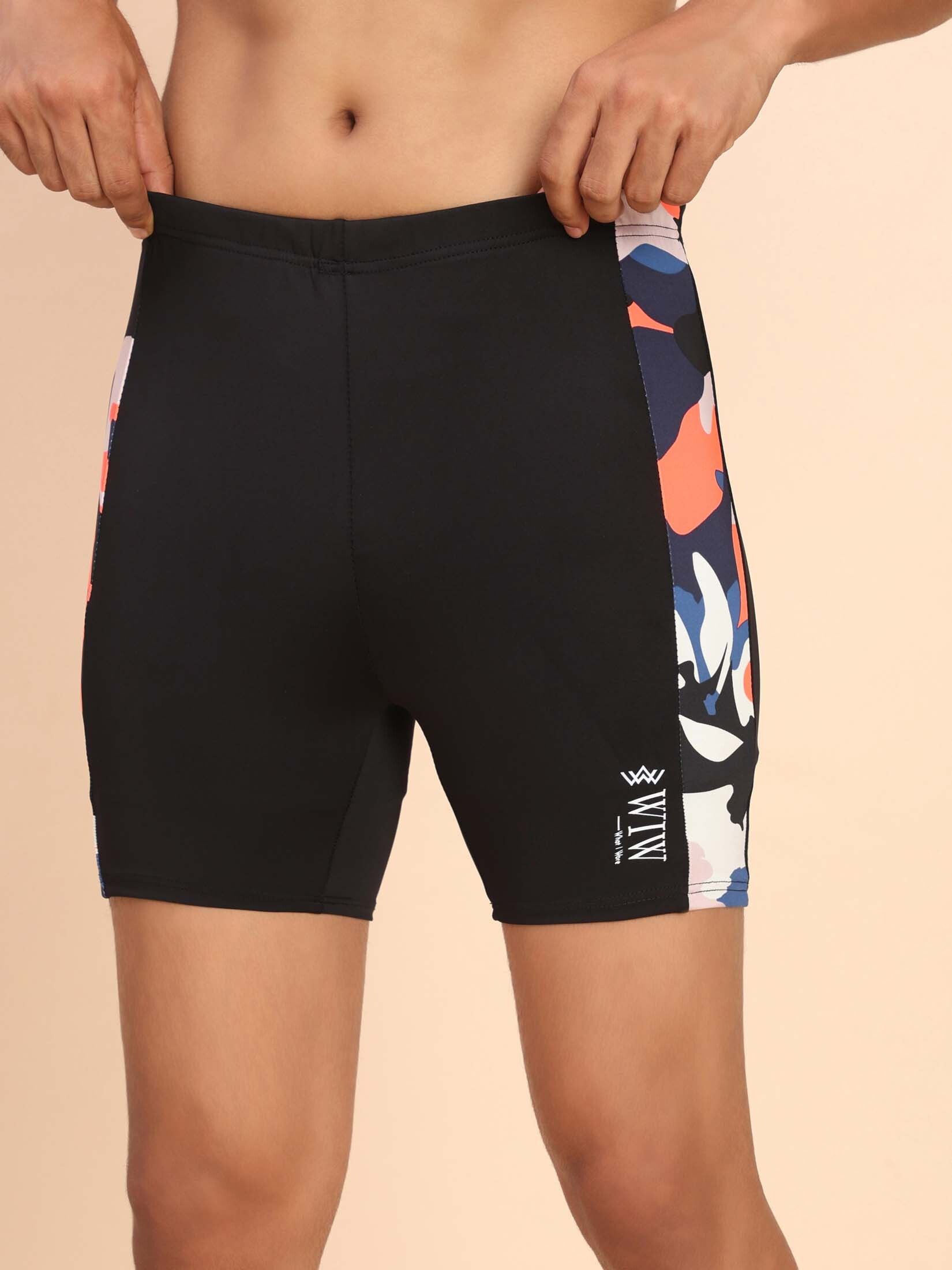 wiw Quick Dry swimwear Breif for men,Swim Shorts for Training, Racing & Fitness Self Design Men Swim Bottom Dark Green Swimsuit-picture-20