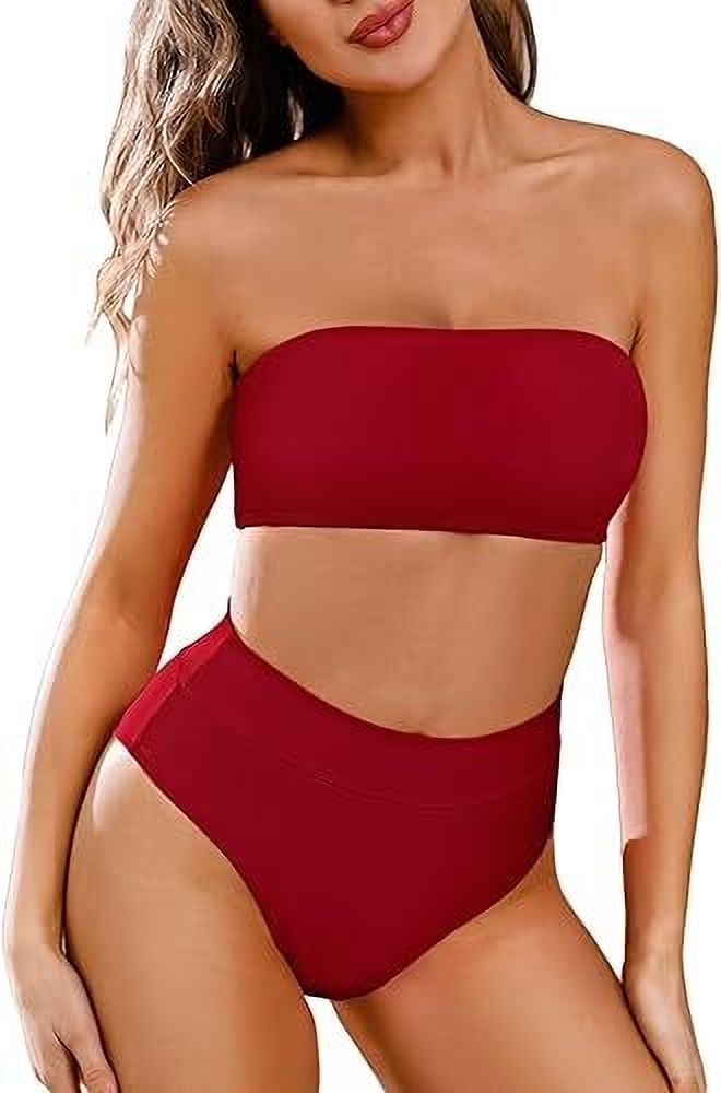 live trendz Sexy bikini Striped Women Bikini Maroon Swimsuit-picture-23