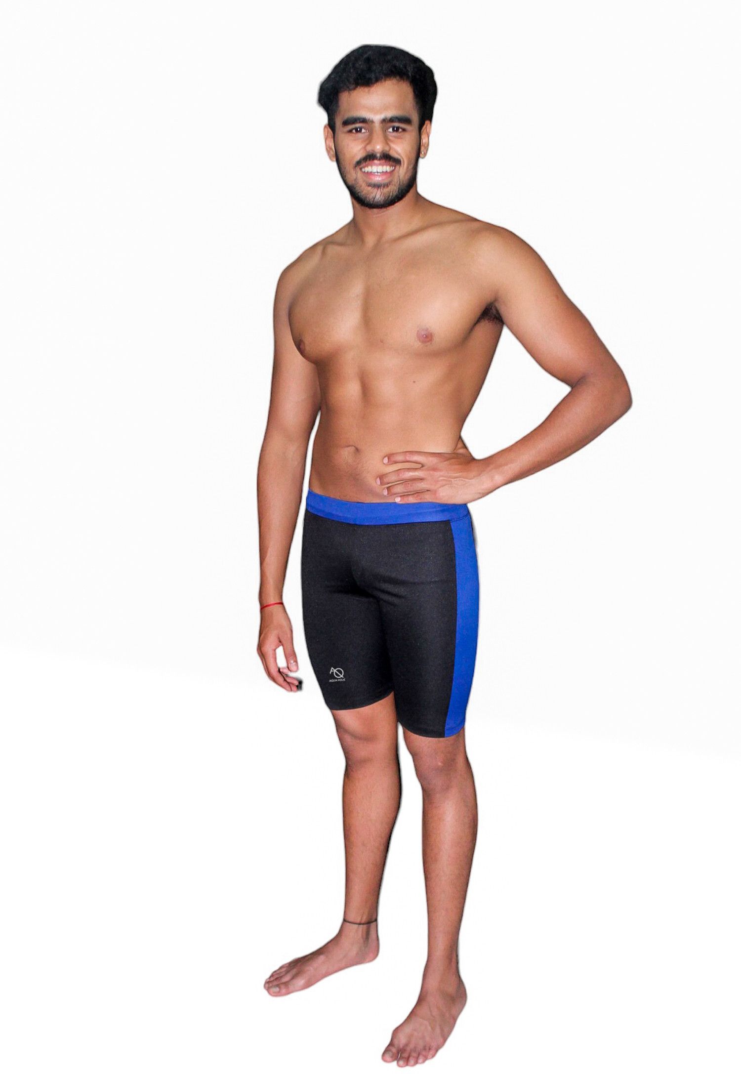 1Short Striped Men Trunk Multicolor Swimsuit-image-47