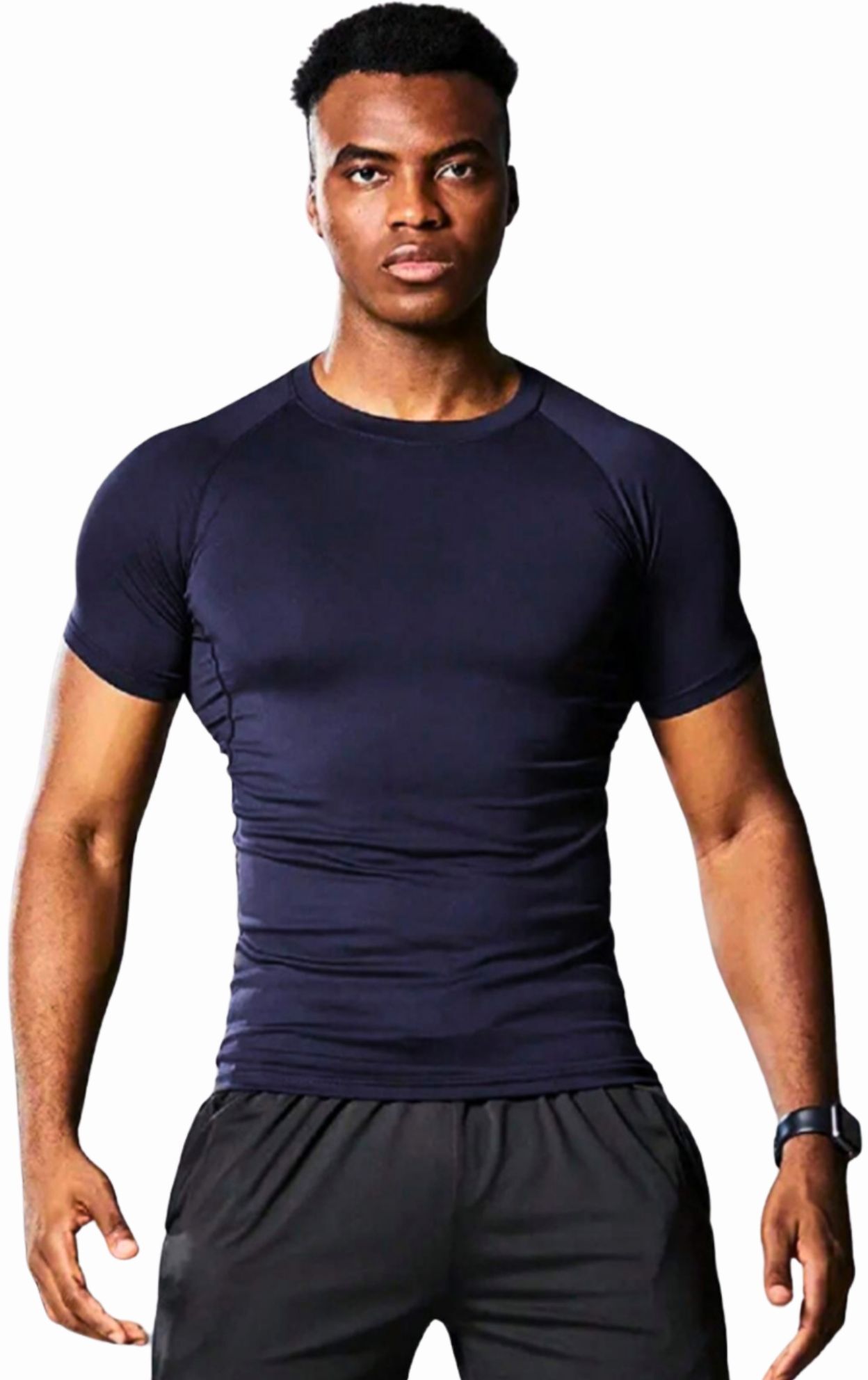 Solid Men Black Swimsuit-image-39