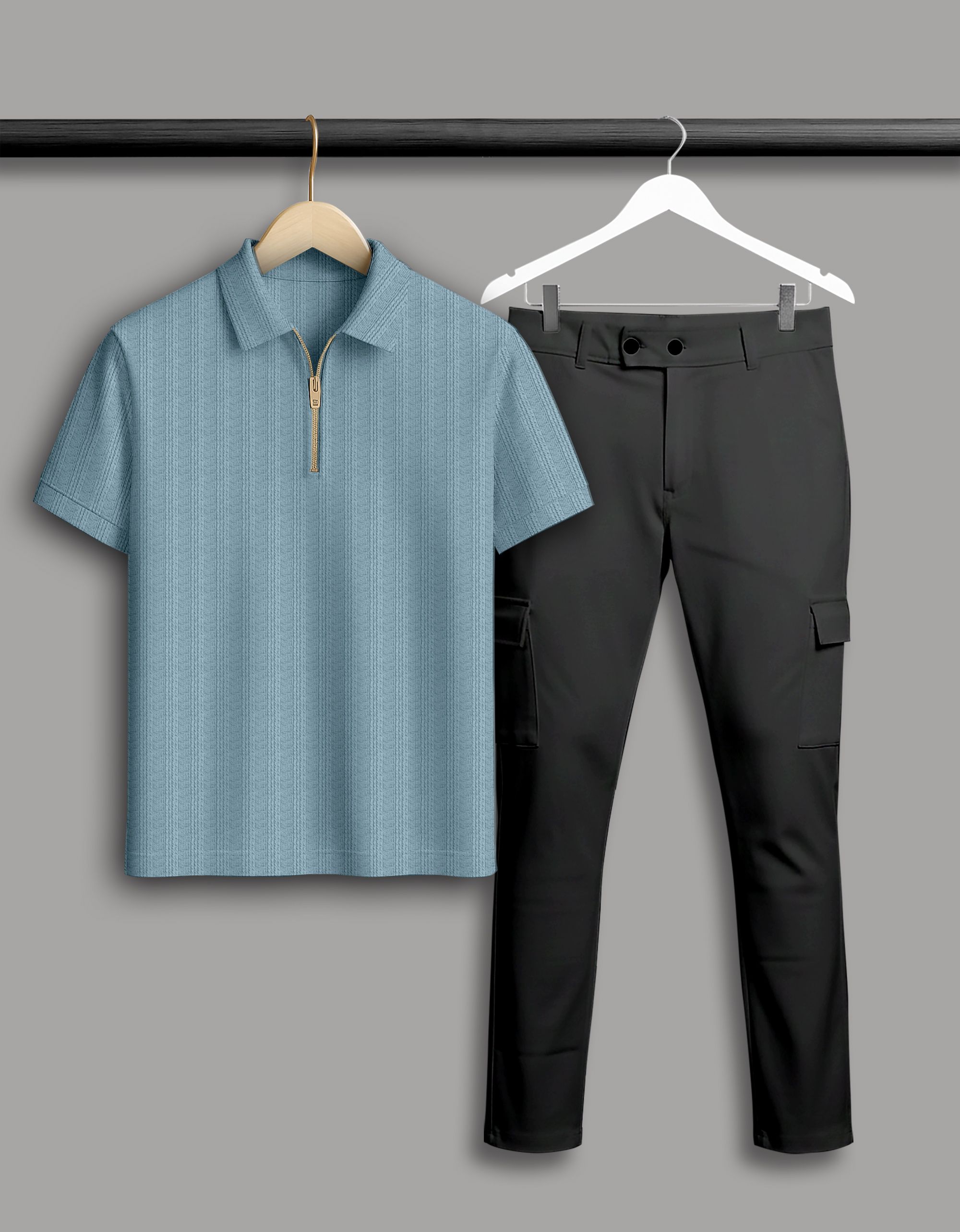 Self Design Men Track Suit