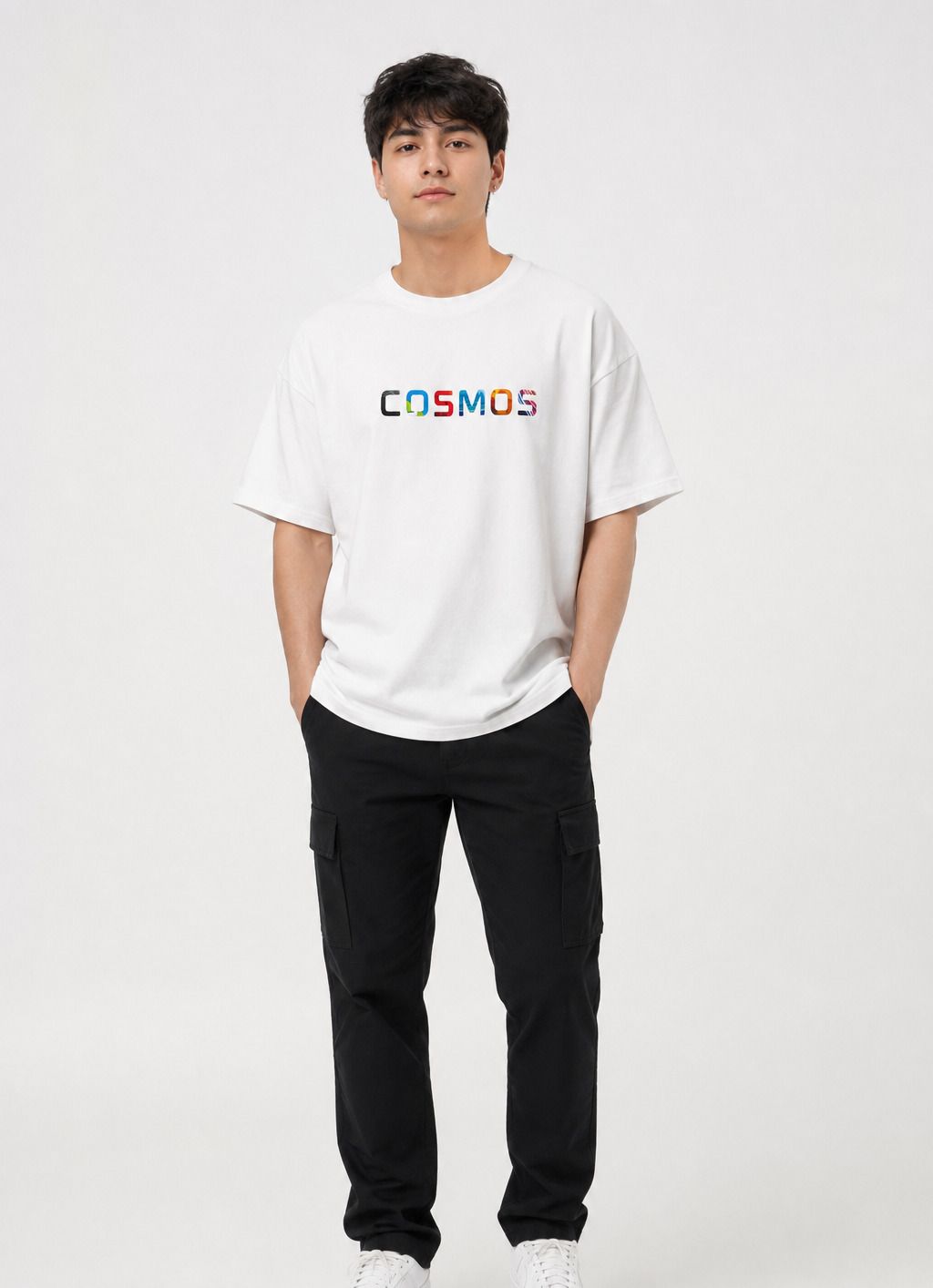glowen Men Graphic Print, Typography Round Neck Pure Cotton White T-Shirt-picture-44