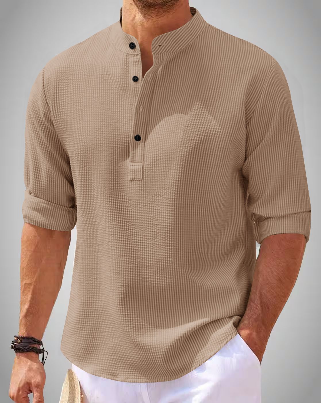 nook Men Self Design Cotton Blend Straight Kurta-picture-10