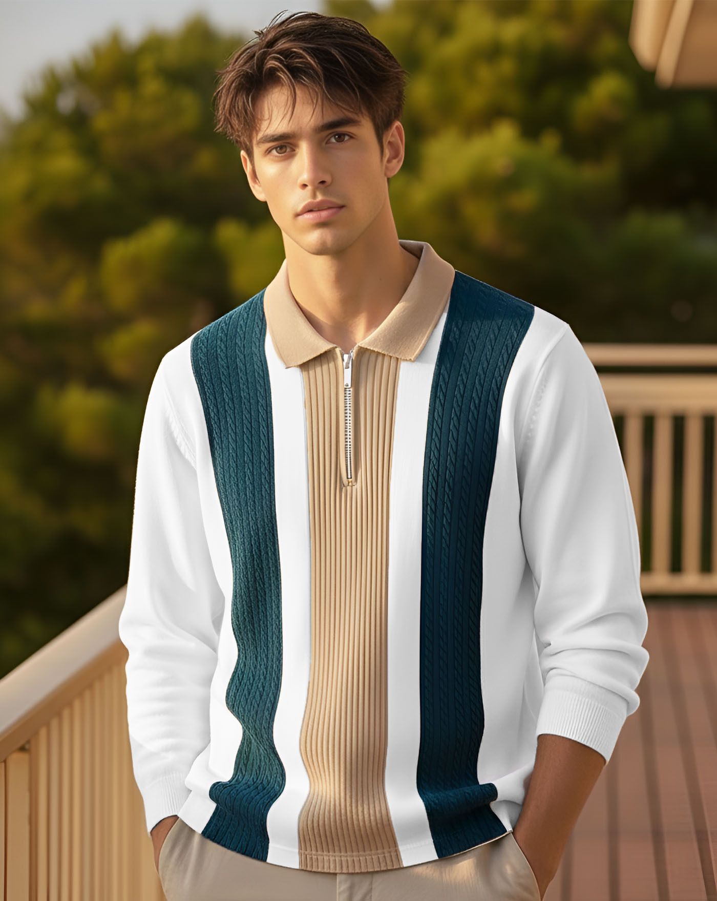 ausk Men Full Sleeve Striped Sweatshirt-picture-21