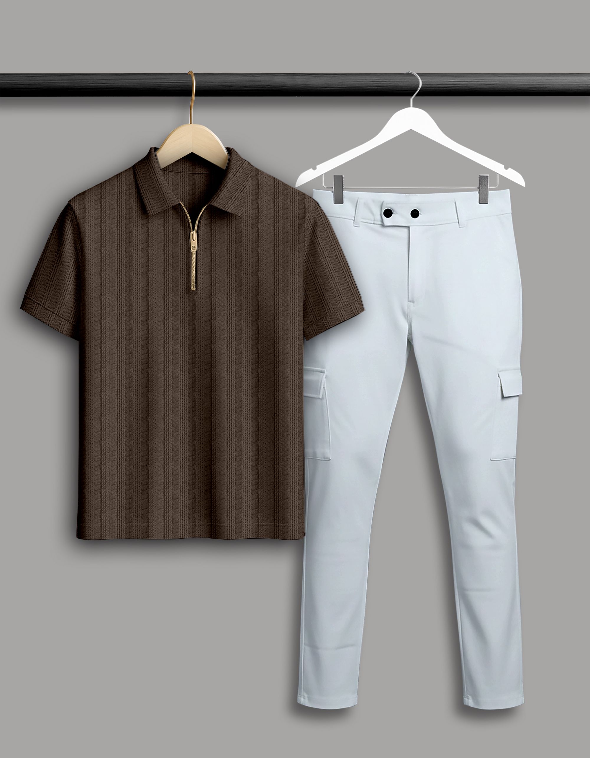 Self Design Men Track Suit