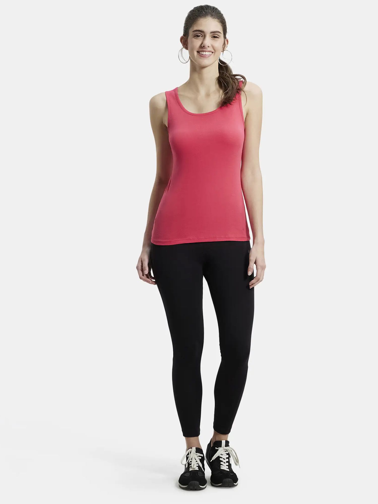 Women Pink Tank Top/Vest-image-4