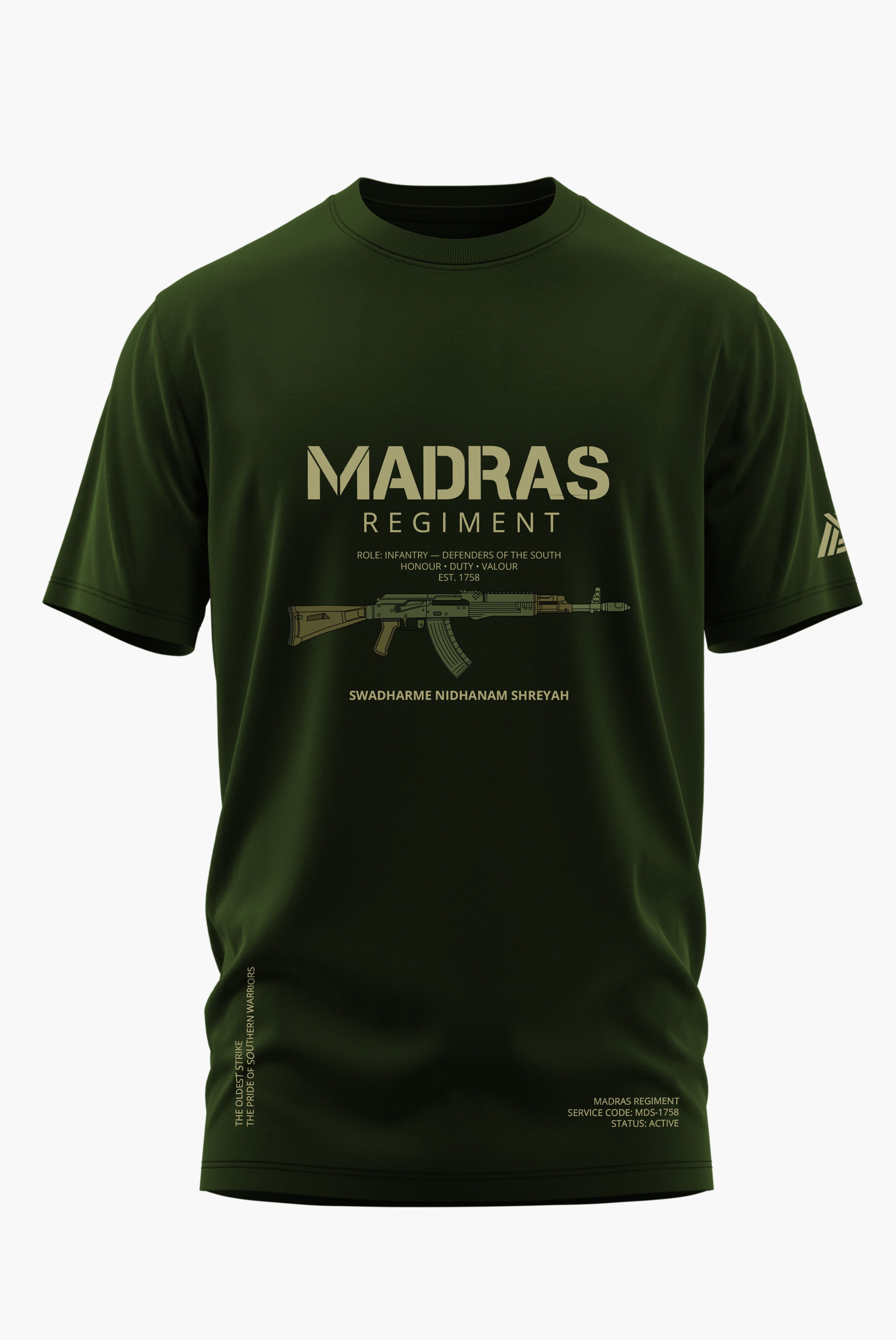 pronet active Men Graphic Print, Typography, Printed Round Neck Pure Cotton Dark Green T-Shirt-picture-11