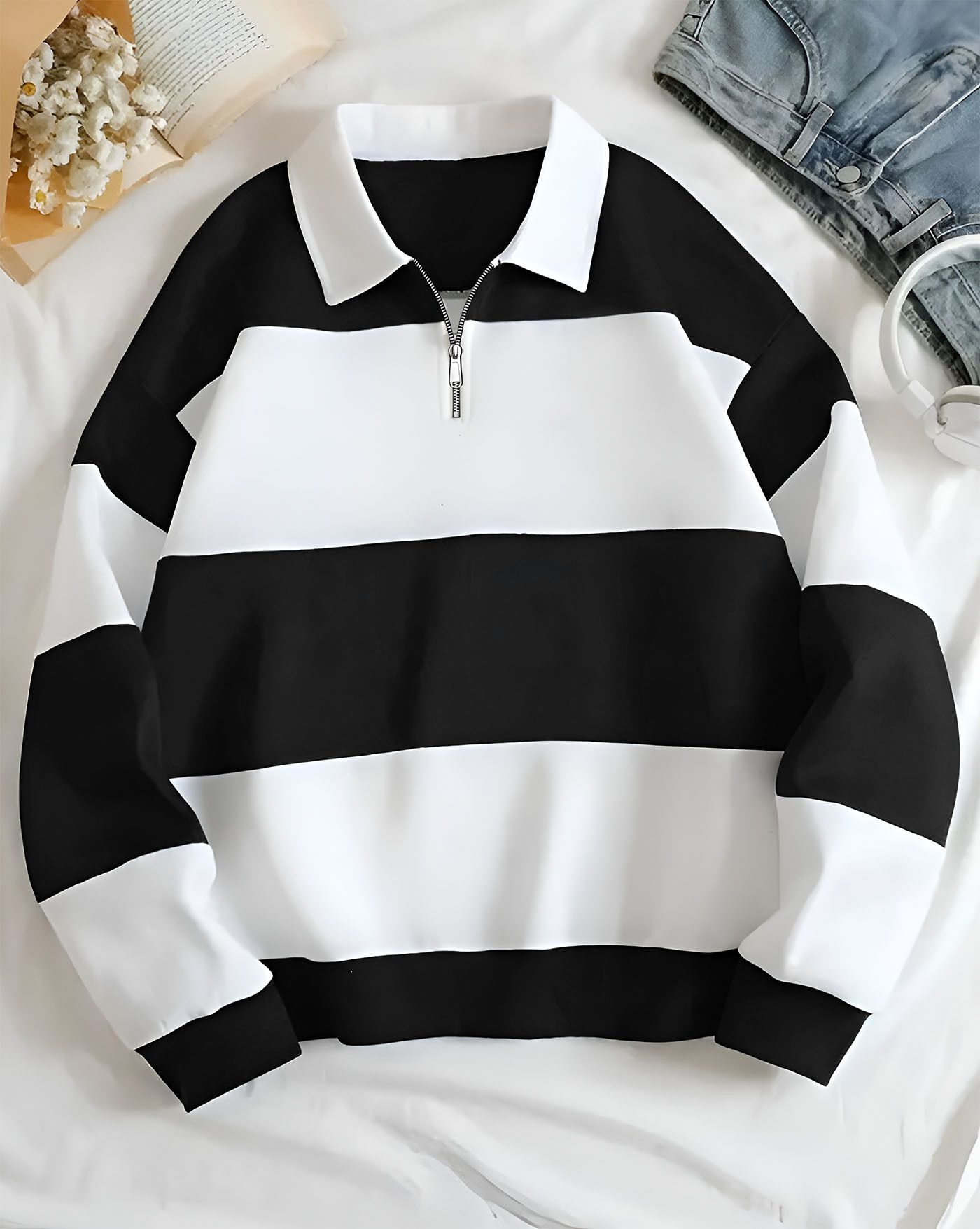 ausk Men Full Sleeve Striped Sweatshirt-picture-18