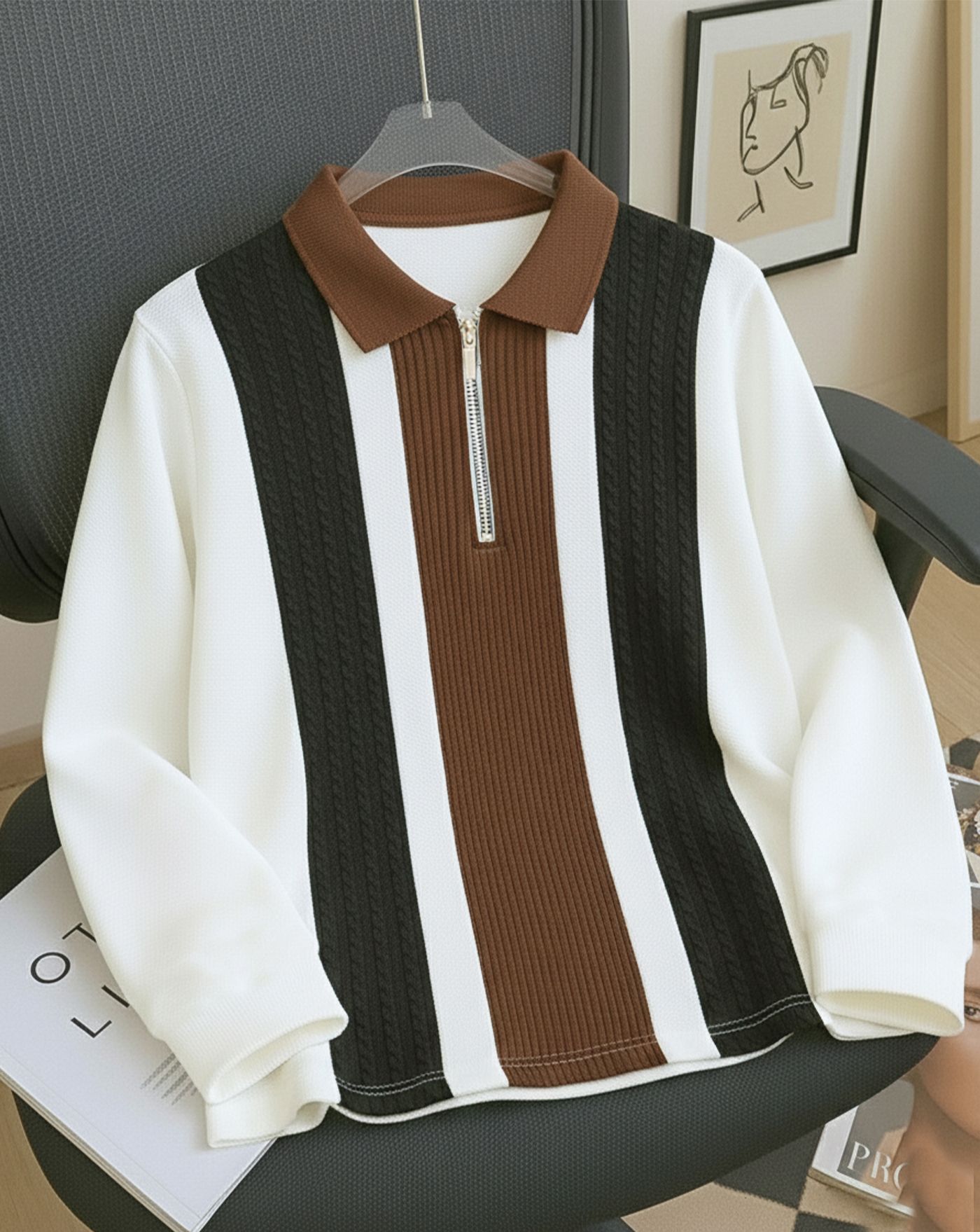 ausk Men Full Sleeve Striped Sweatshirt-picture-23