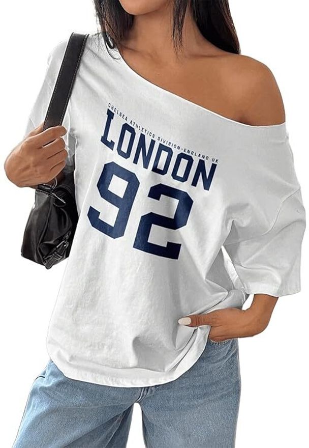Women Printed Round Neck Cotton Blend White T-Shirt-image-18