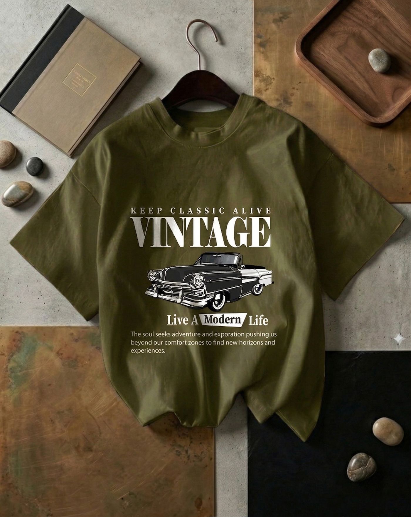 metronaut Graphic Print, Printed Women Round Neck Cotton Blend Green T-Shirt-picture-21