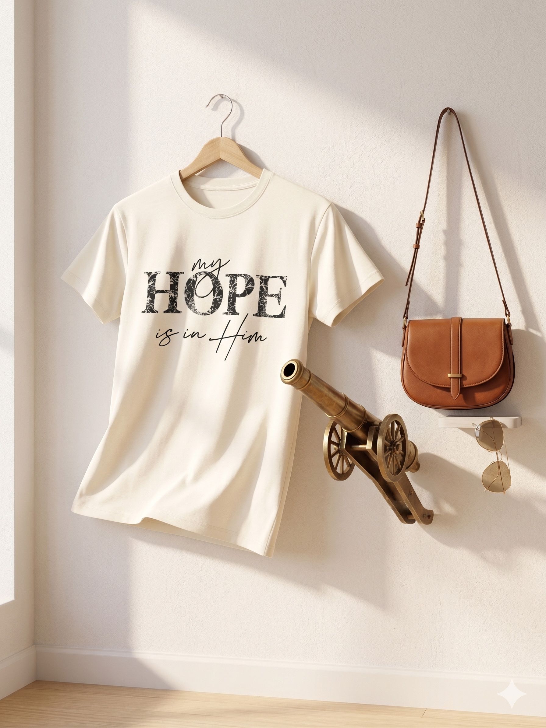 szn Women Solid Round Neck Cotton Blend Beige T-Shirt-picture-30