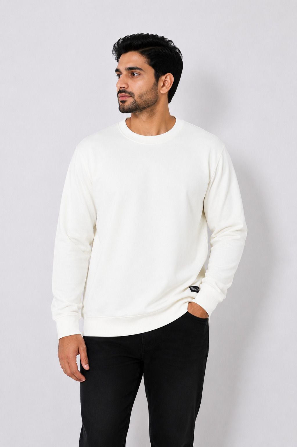 boys collections Men Full Sleeve Solid Sweatshirt-picture-3