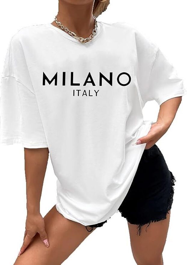 Women Graphic Print, Printed, Typography Round Neck Cotton Blend White T-Shirt-image-32