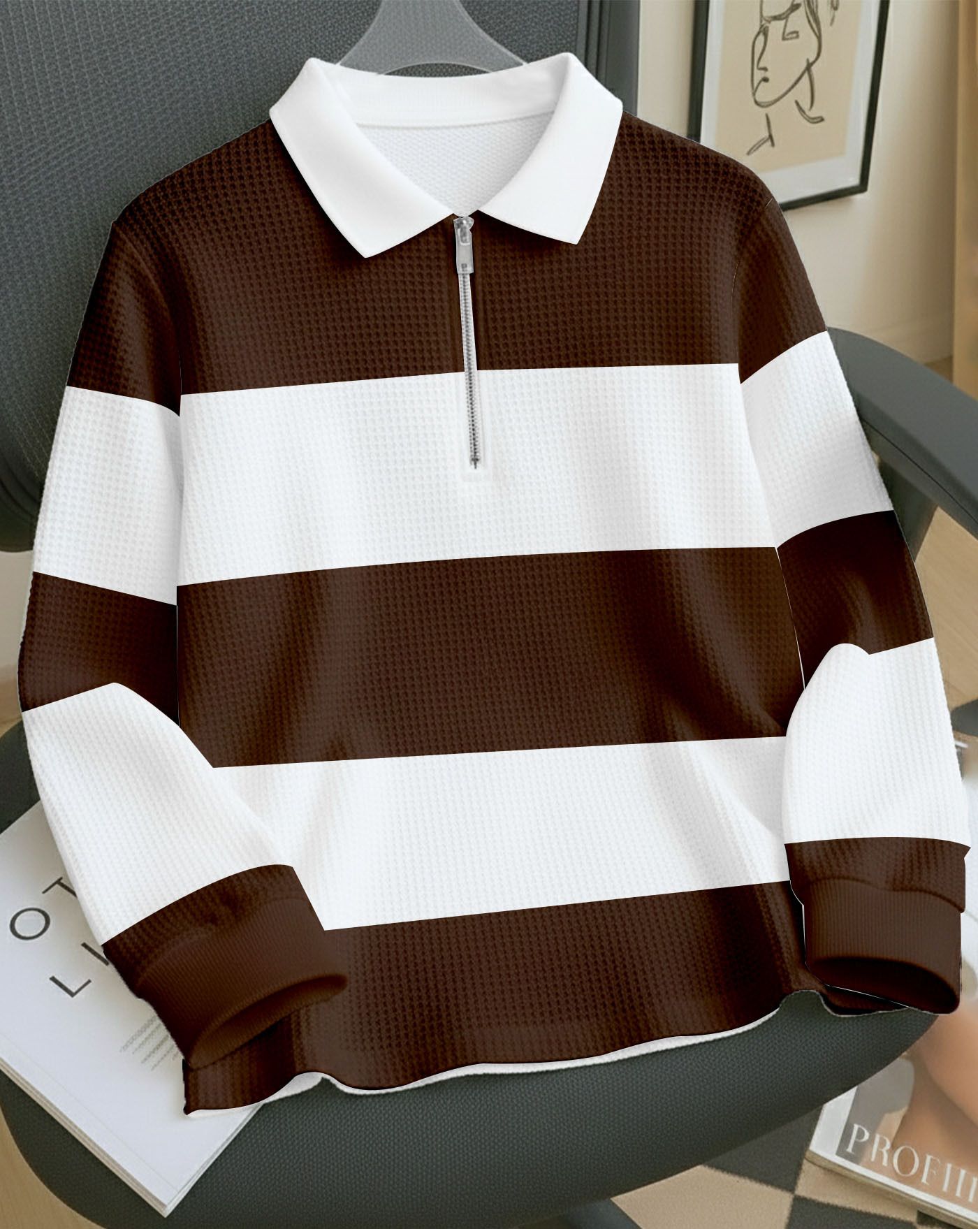 aoosh Men Full Sleeve Striped Sweatshirt-picture-26