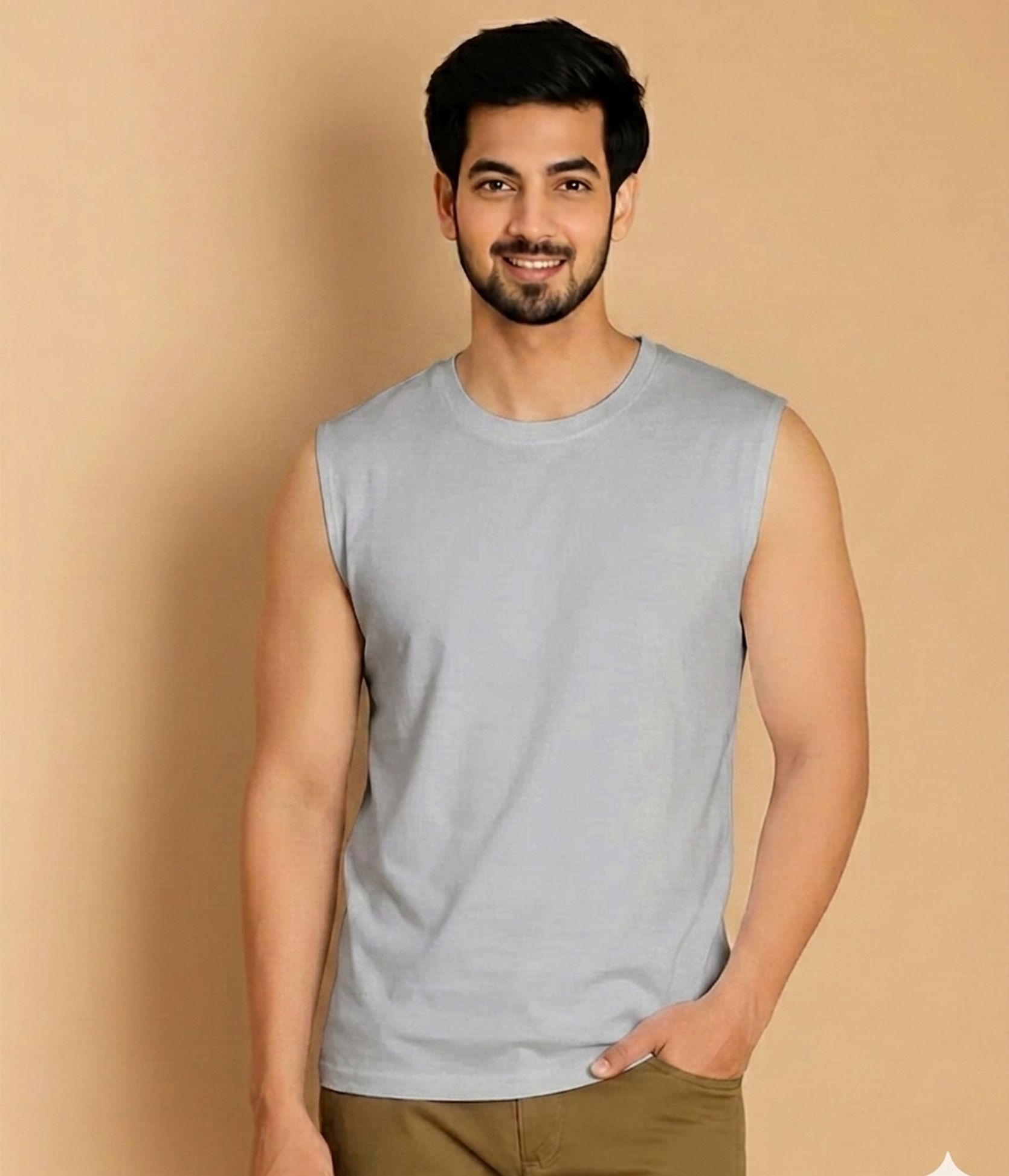 mishitha Polyester Sleeveless Tshirt Men Vest-picture-36