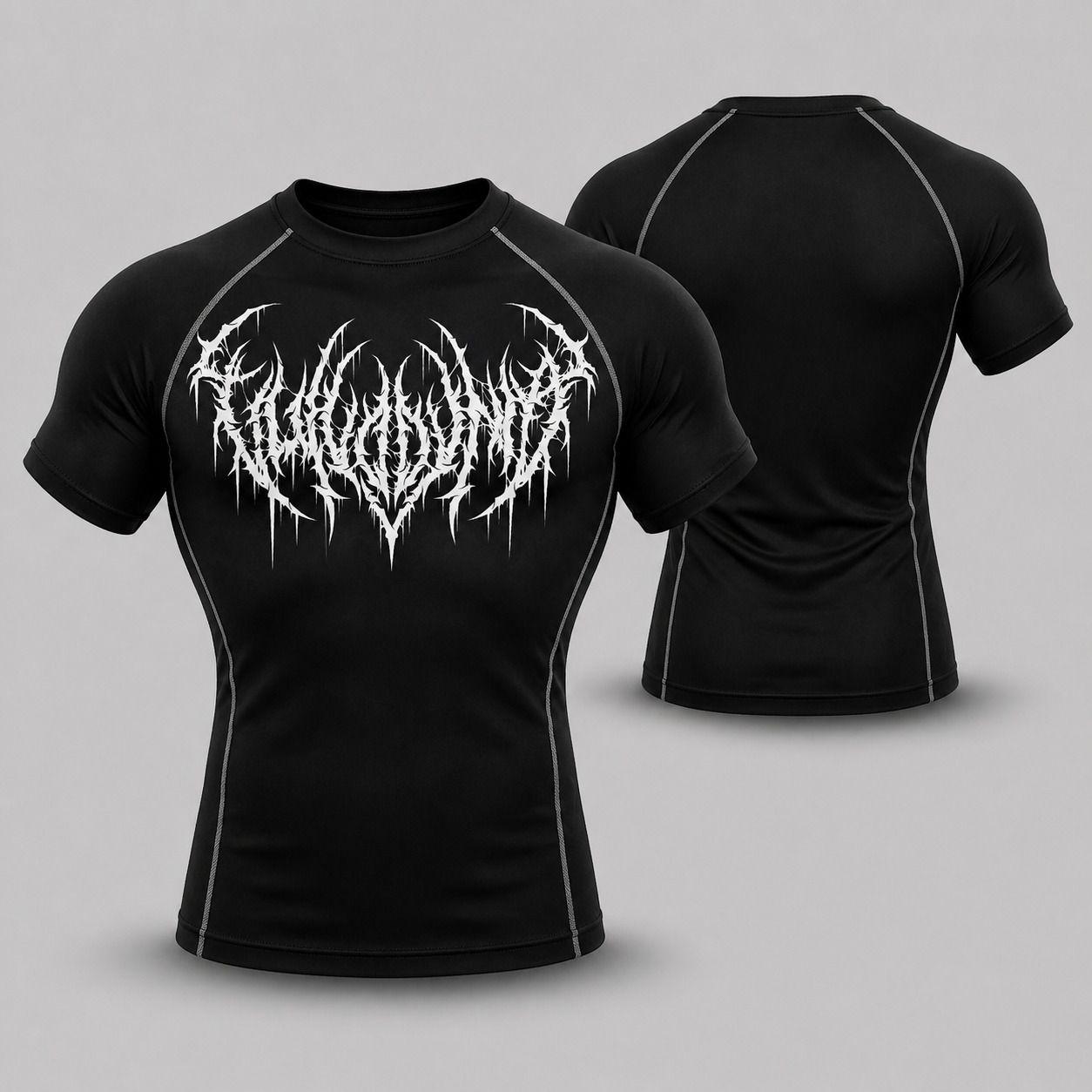 gym hound Men Graphic Print Round Neck Polyester Black T-Shirt-picture-22