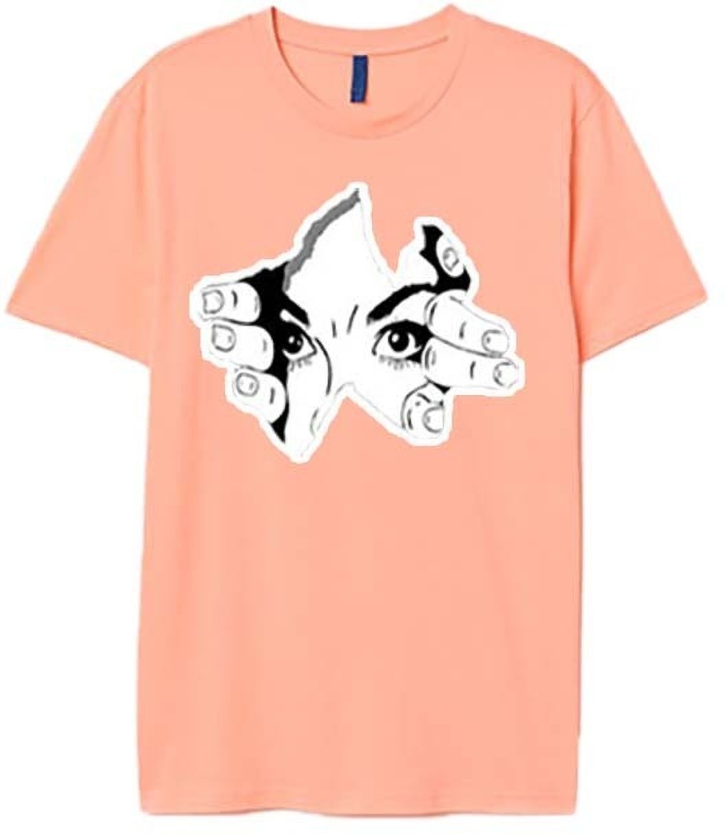 Women Printed Round Neck Pure Cotton Black T-Shirt-image-15