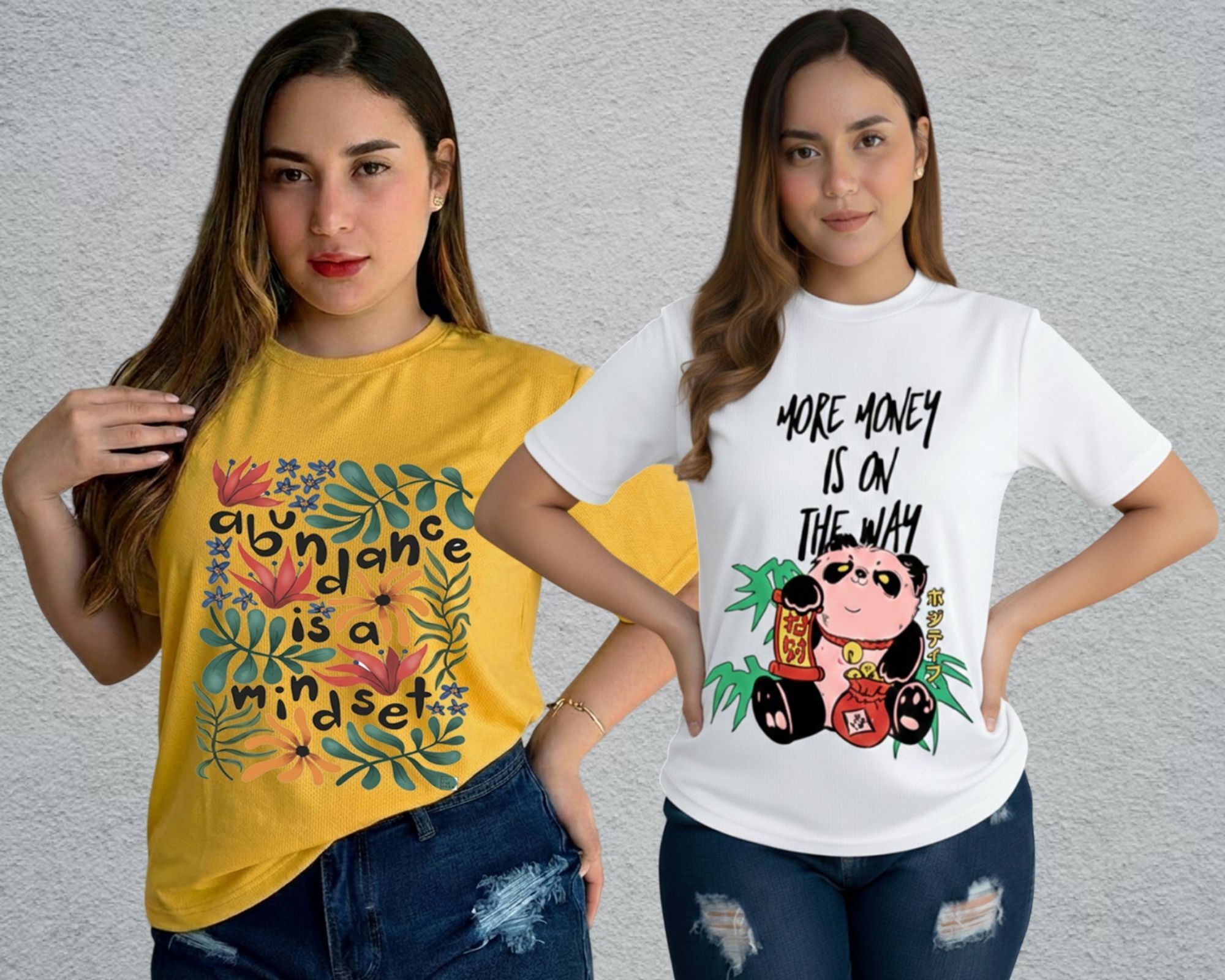 lecowar Women Printed Round Neck Polyester Yellow, White T-Shirt-picture-39