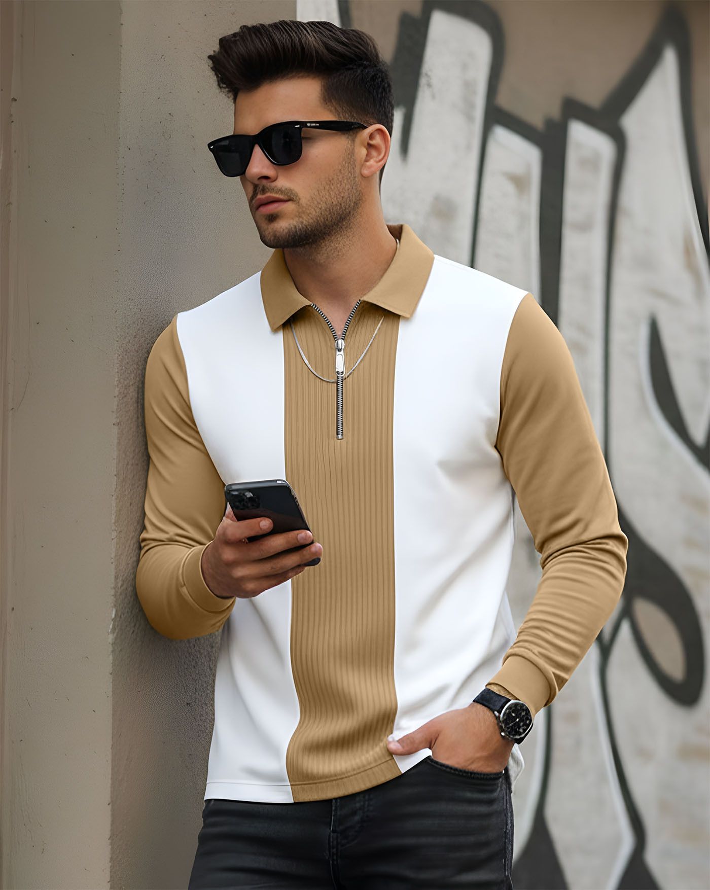 ausk Men Full Sleeve Striped Sweatshirt-picture-28