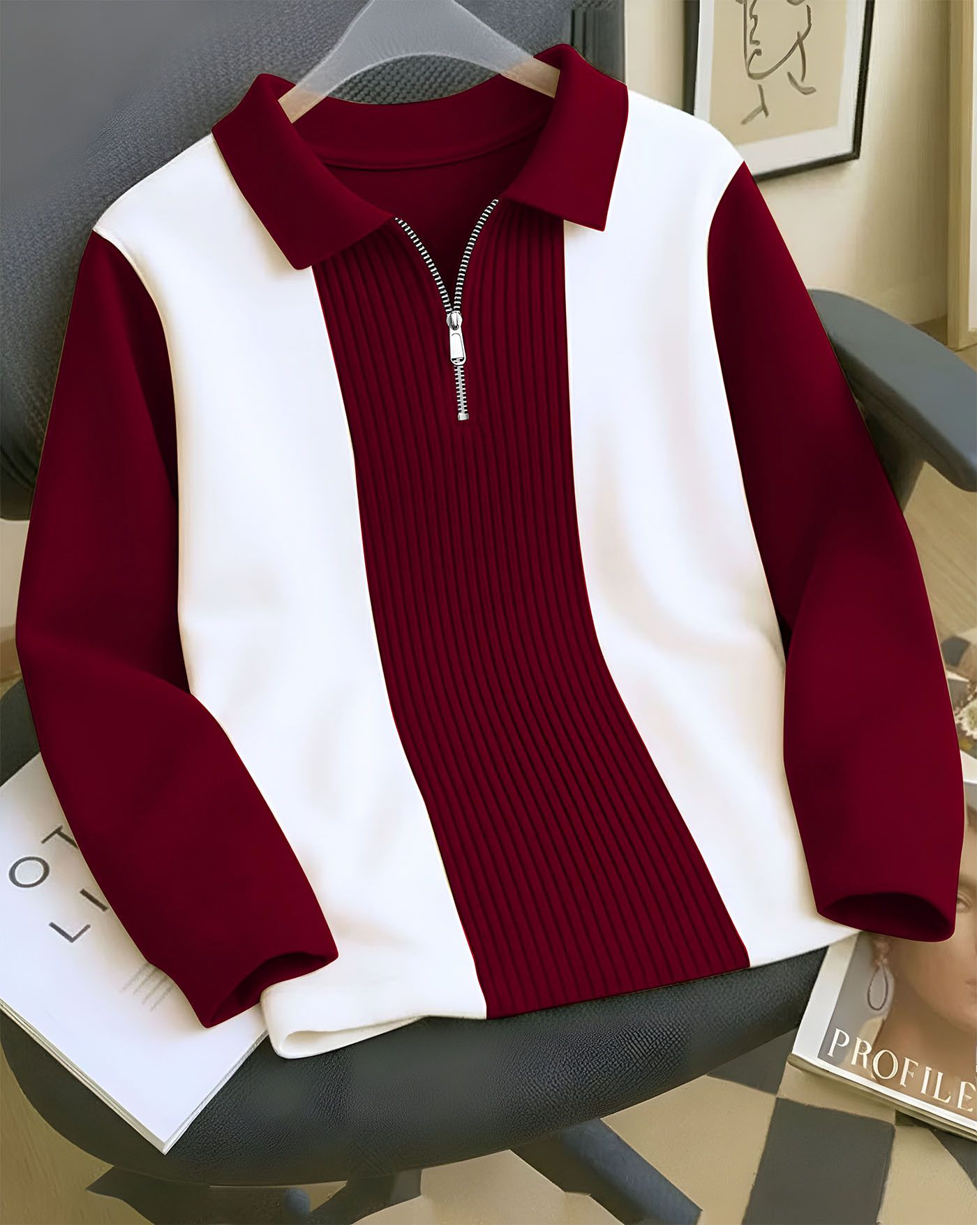 enitor Men Full Sleeve Self Design Sweatshirt-picture-13