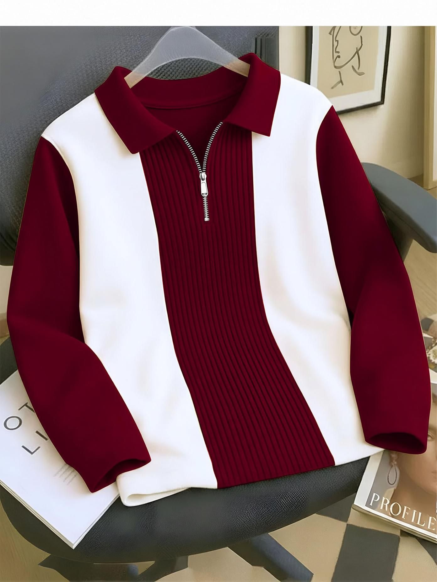 ausk Men Full Sleeve Striped Sweatshirt-picture-23