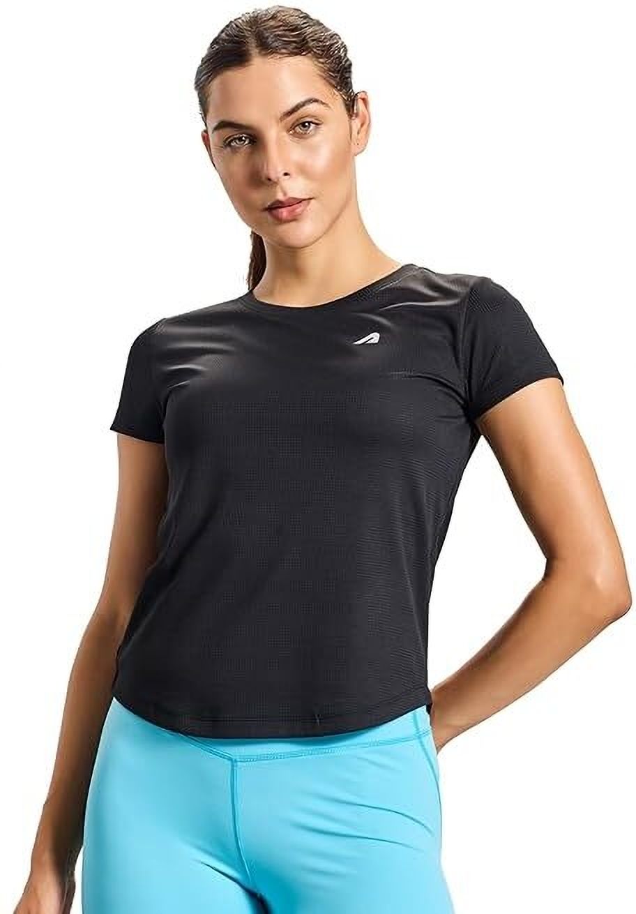 boldfit athleisure Women Solid Turtle Neck Polyester Black T-Shirt-picture-15