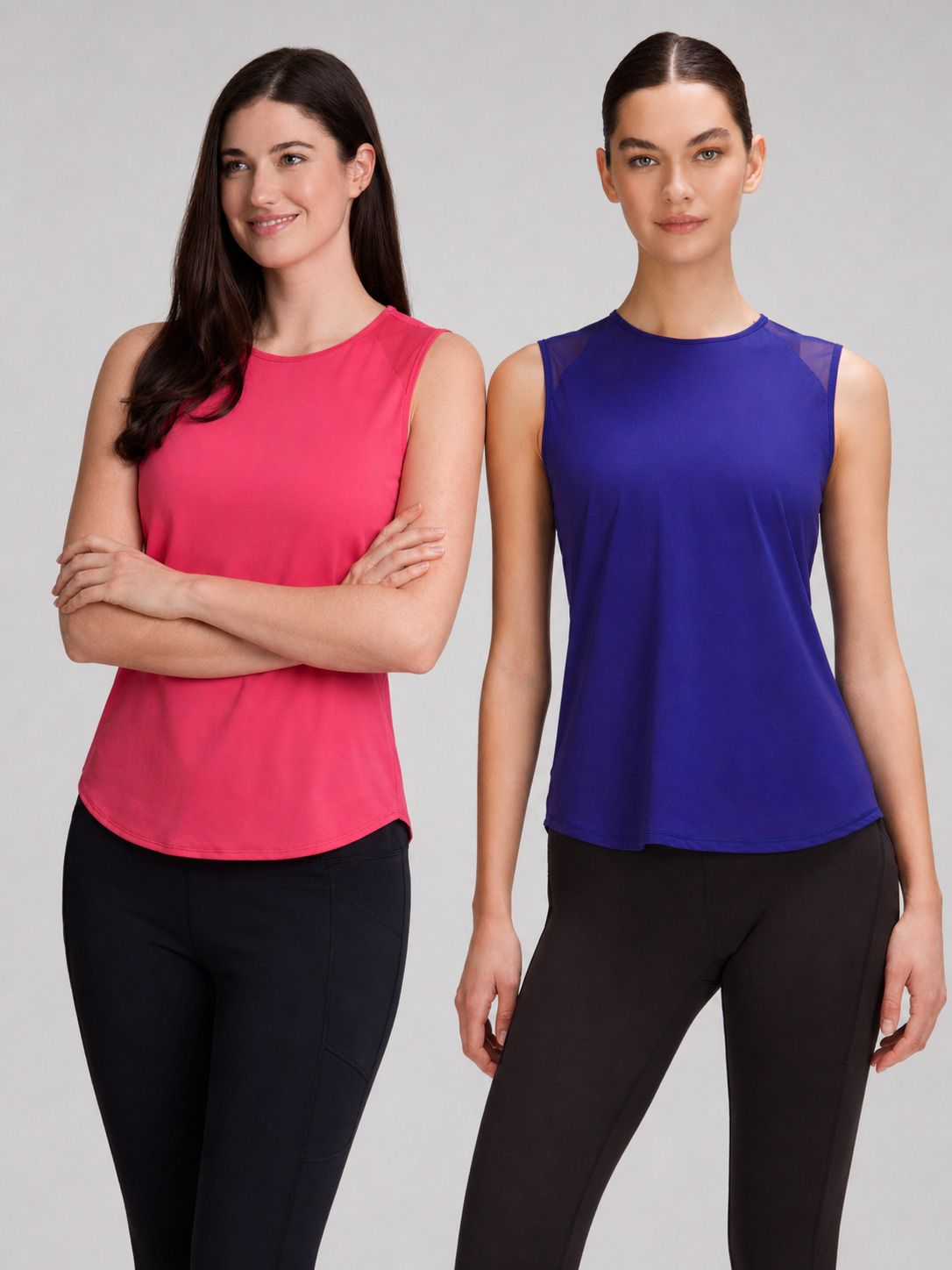 ap'pulse Pack of 2 Women Solid Round Neck Pure Cotton Multicolor T-Shirt-picture-26
