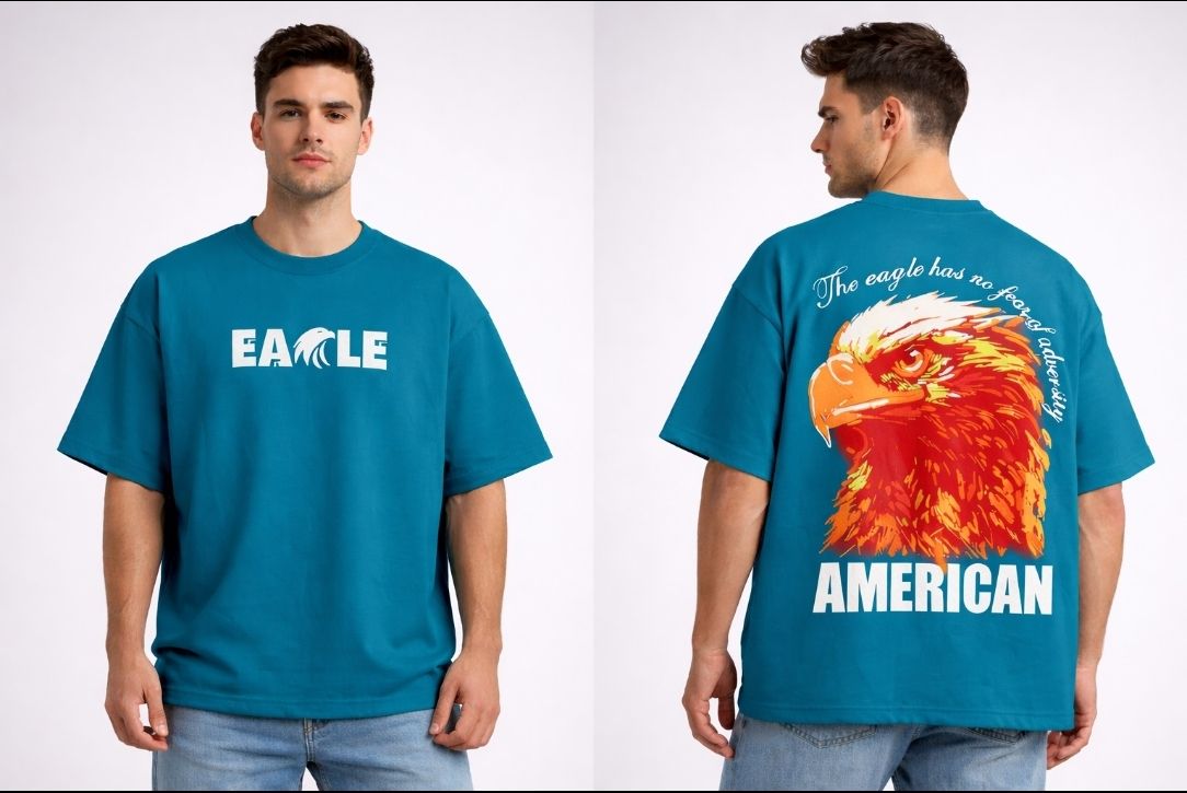 c s enterprises Men Graphic Print Round Neck Pure Cotton Blue, Black, Red, White T-Shirt-picture-14