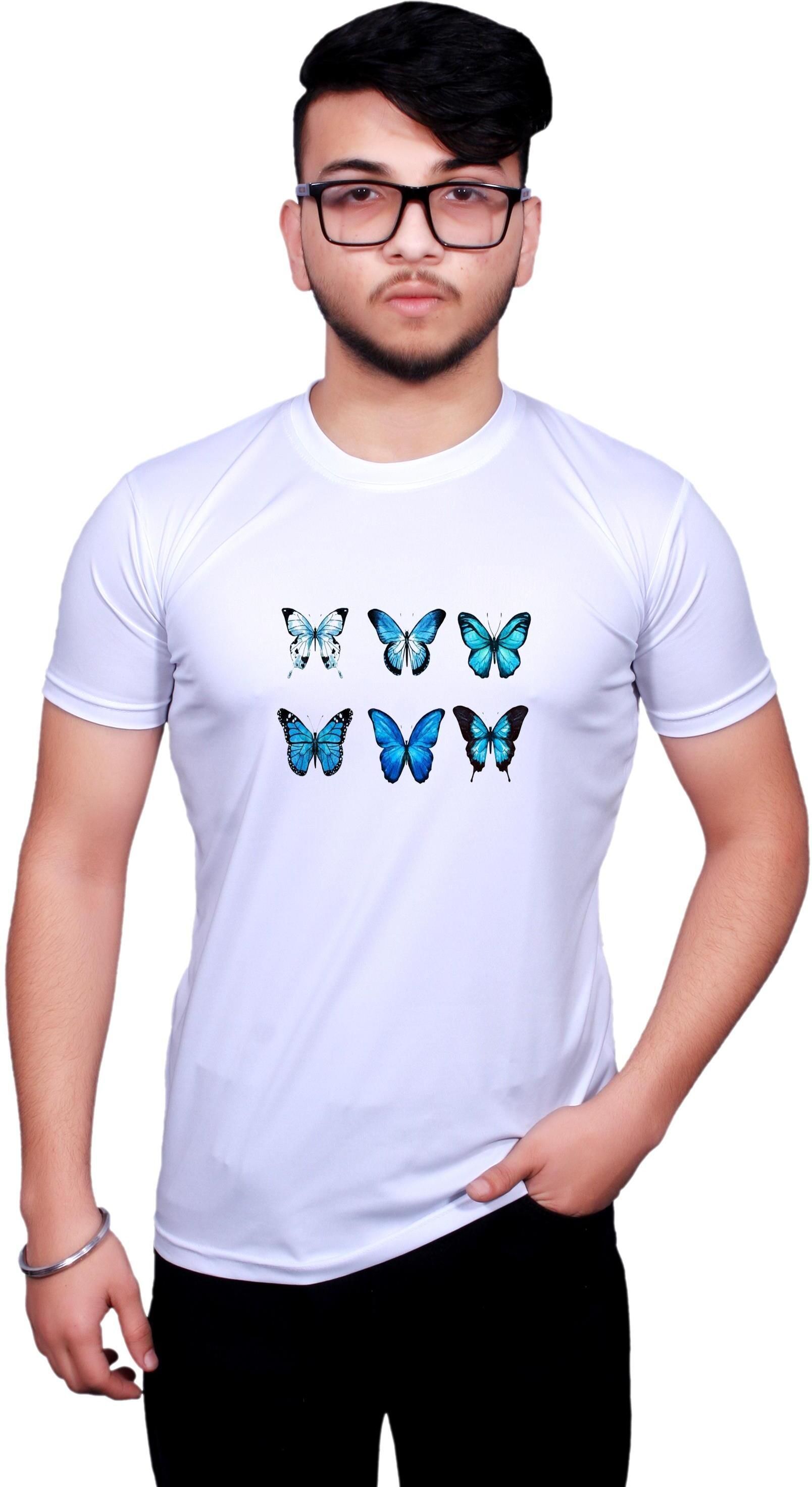 monkash trend Men Printed Round Neck Polyester Multicolor T-Shirt-picture-18