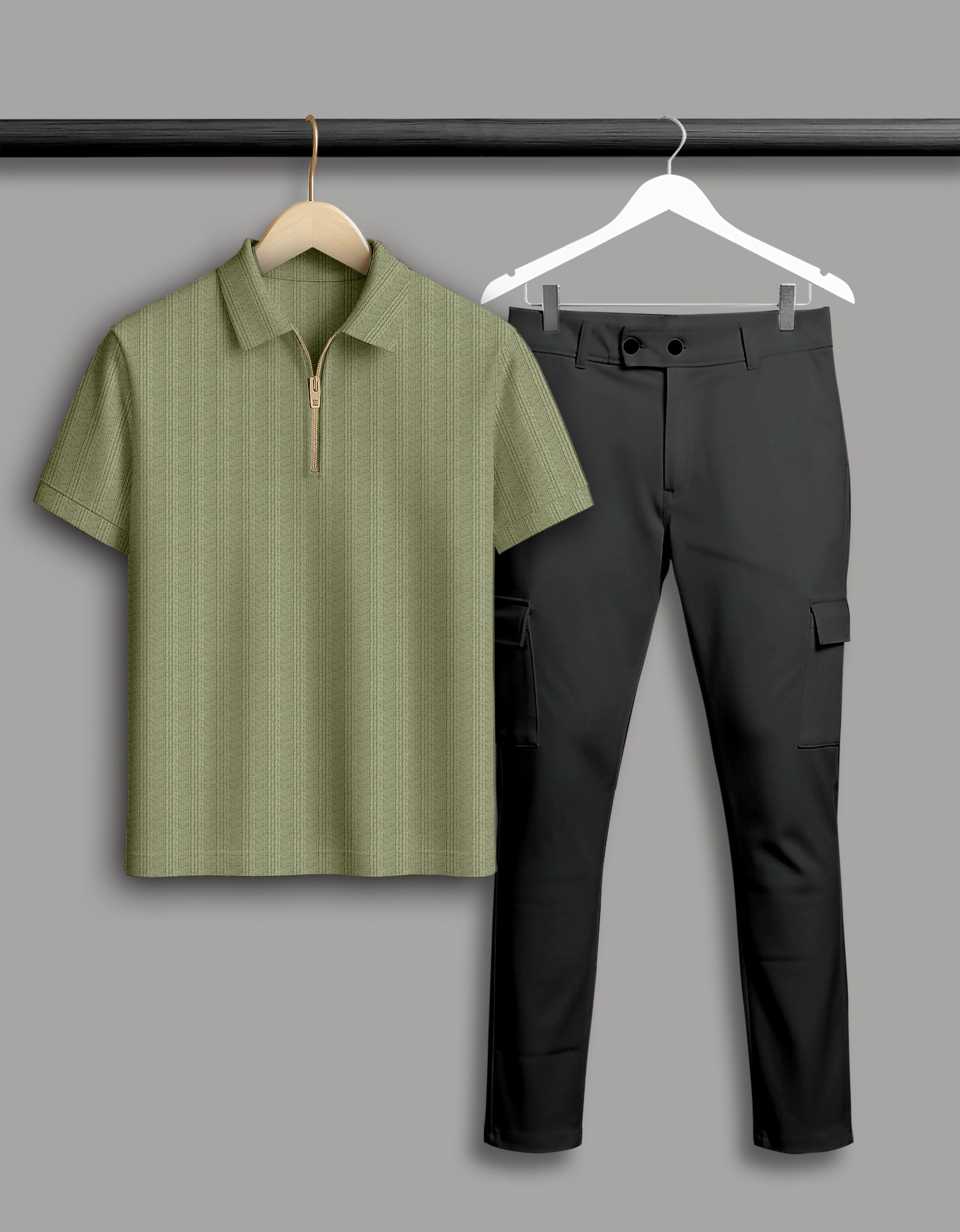 Self Design Men Track Suit